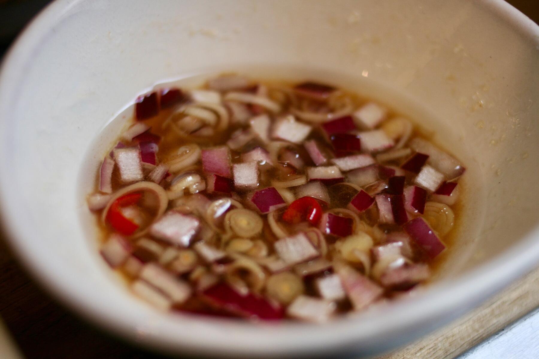 ドレッシングをつくる