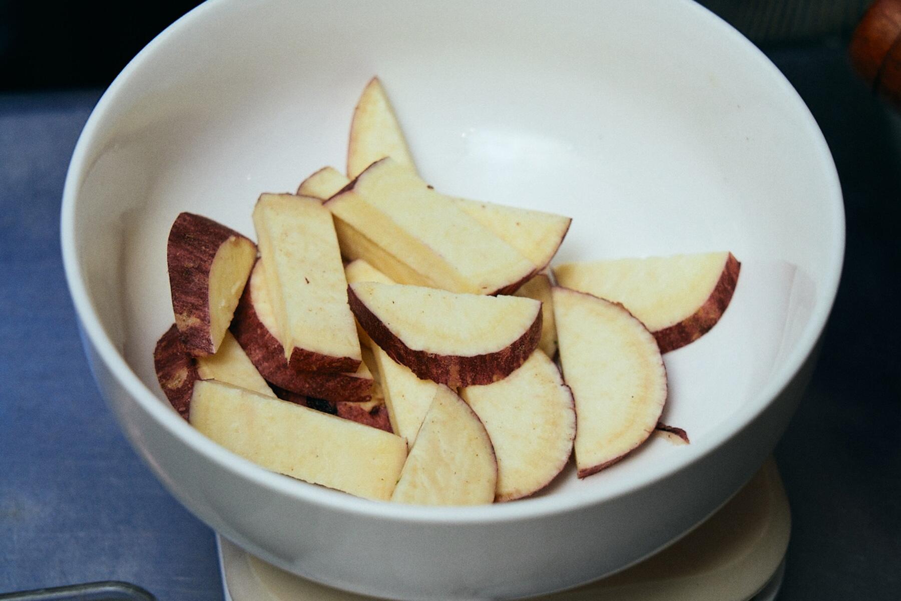 さつまいもの下準備