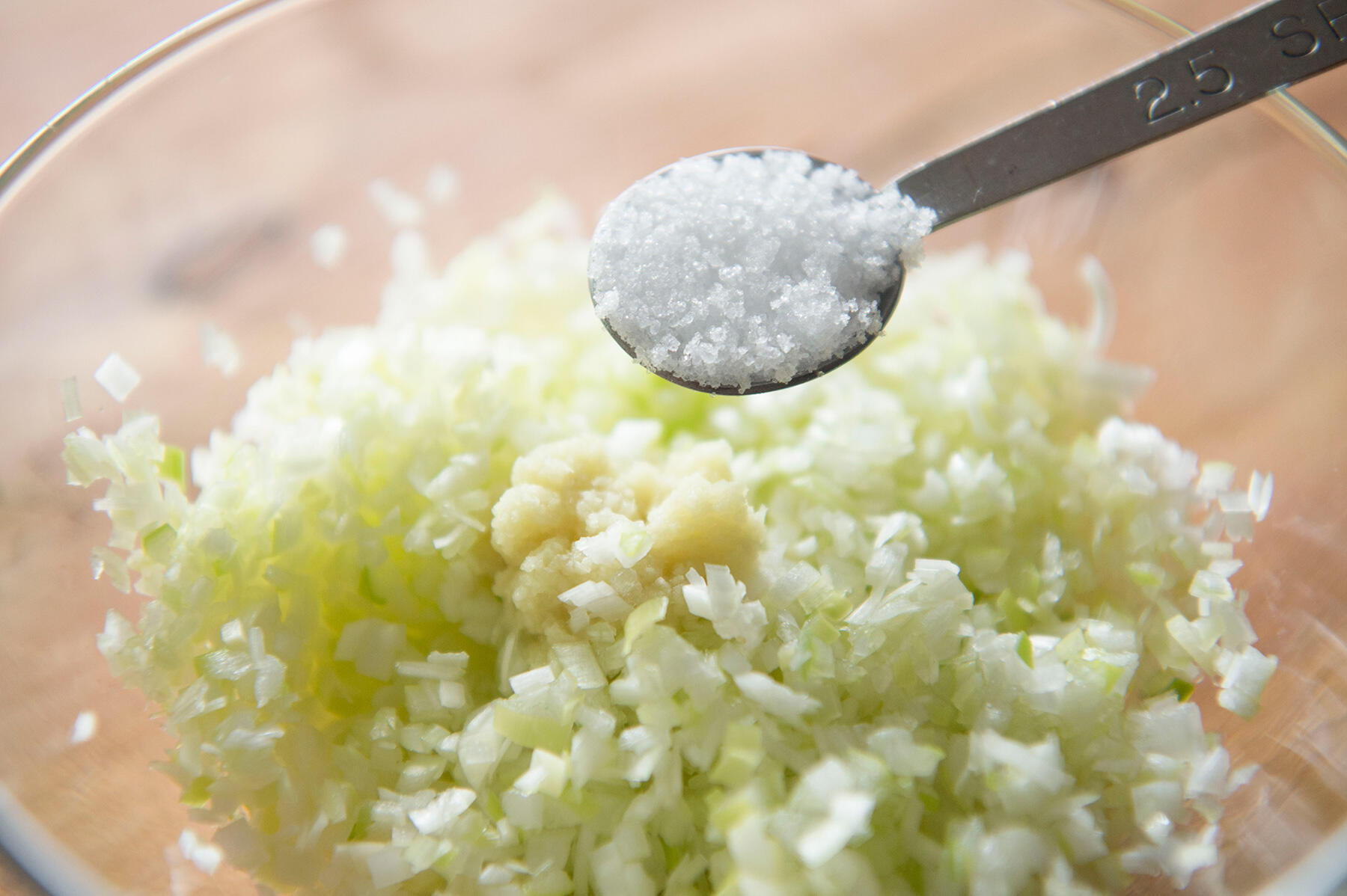 ねぎソースをつくる