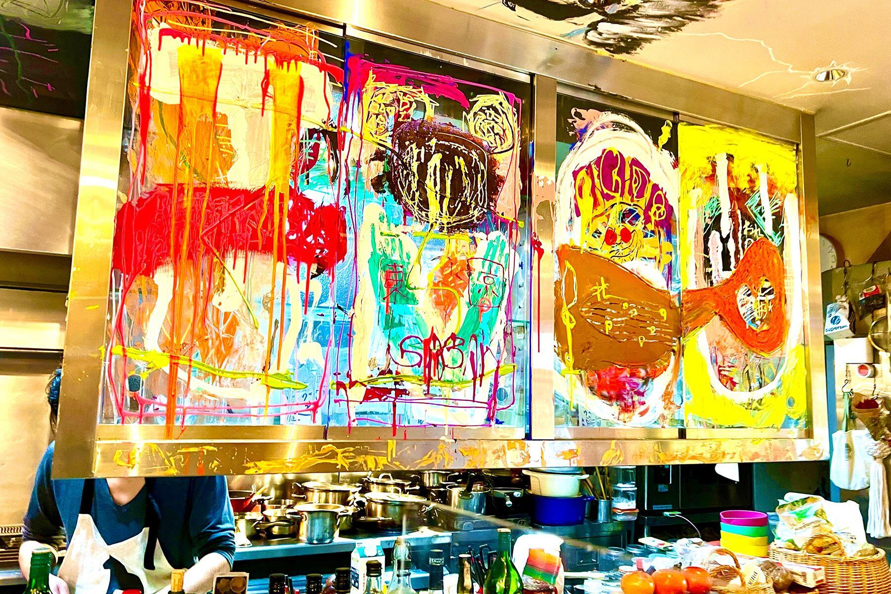 アートのある厨房