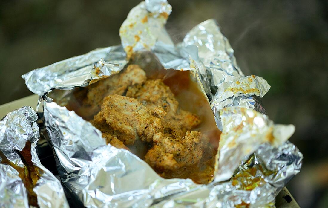 チキンのマシュマロスパイスグリル