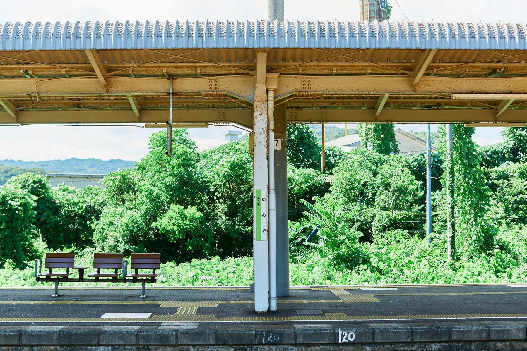 JR山陰線の青谷(あおや)駅