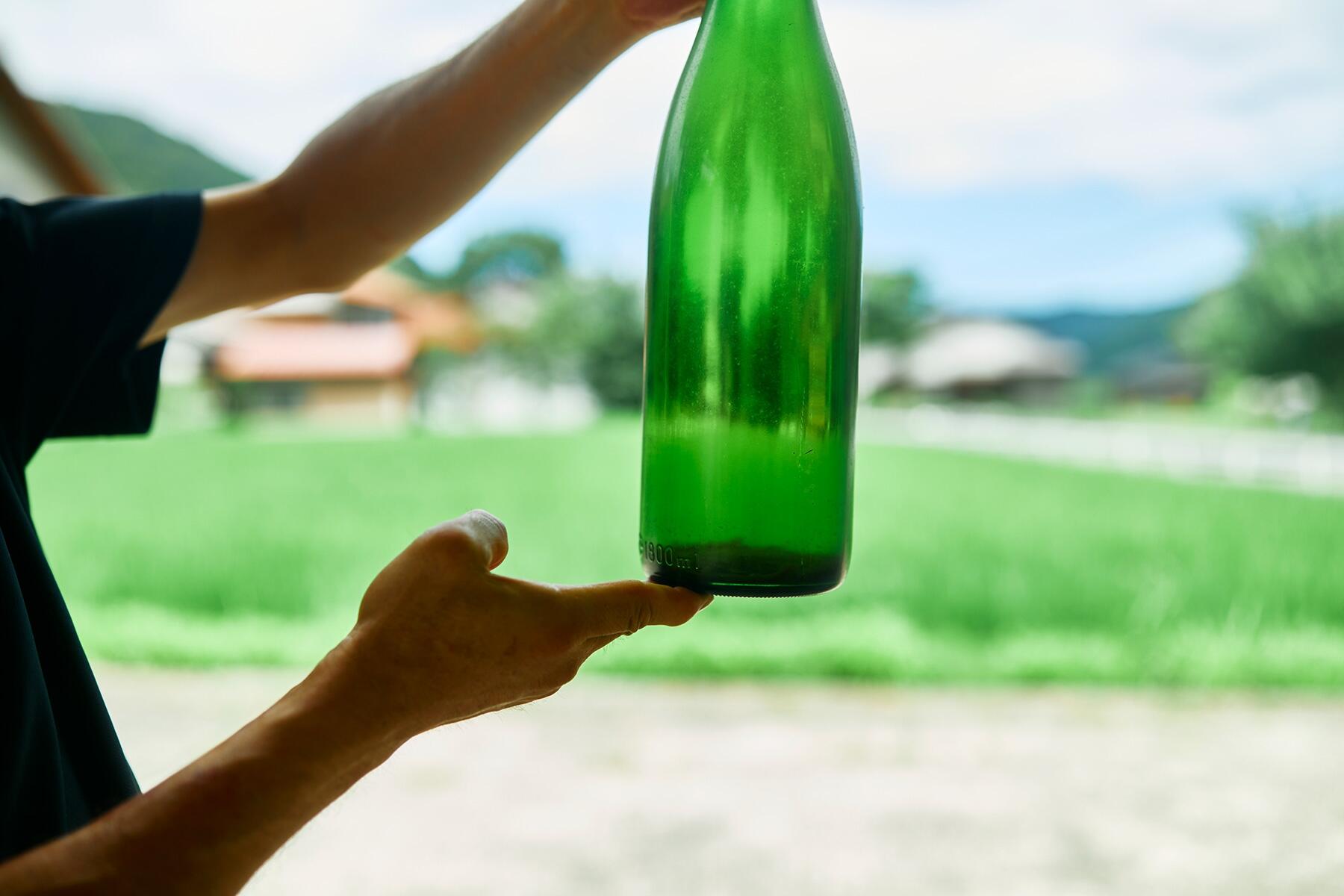 山根酒造場の貯蔵庫