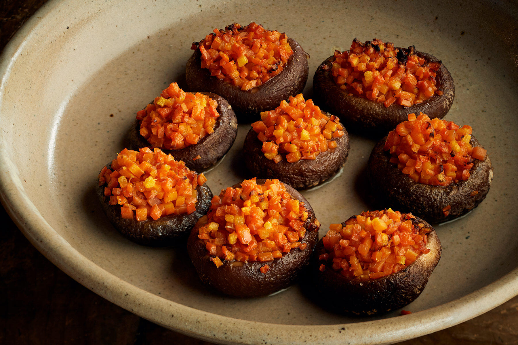 椎茸とにんじんのグリル