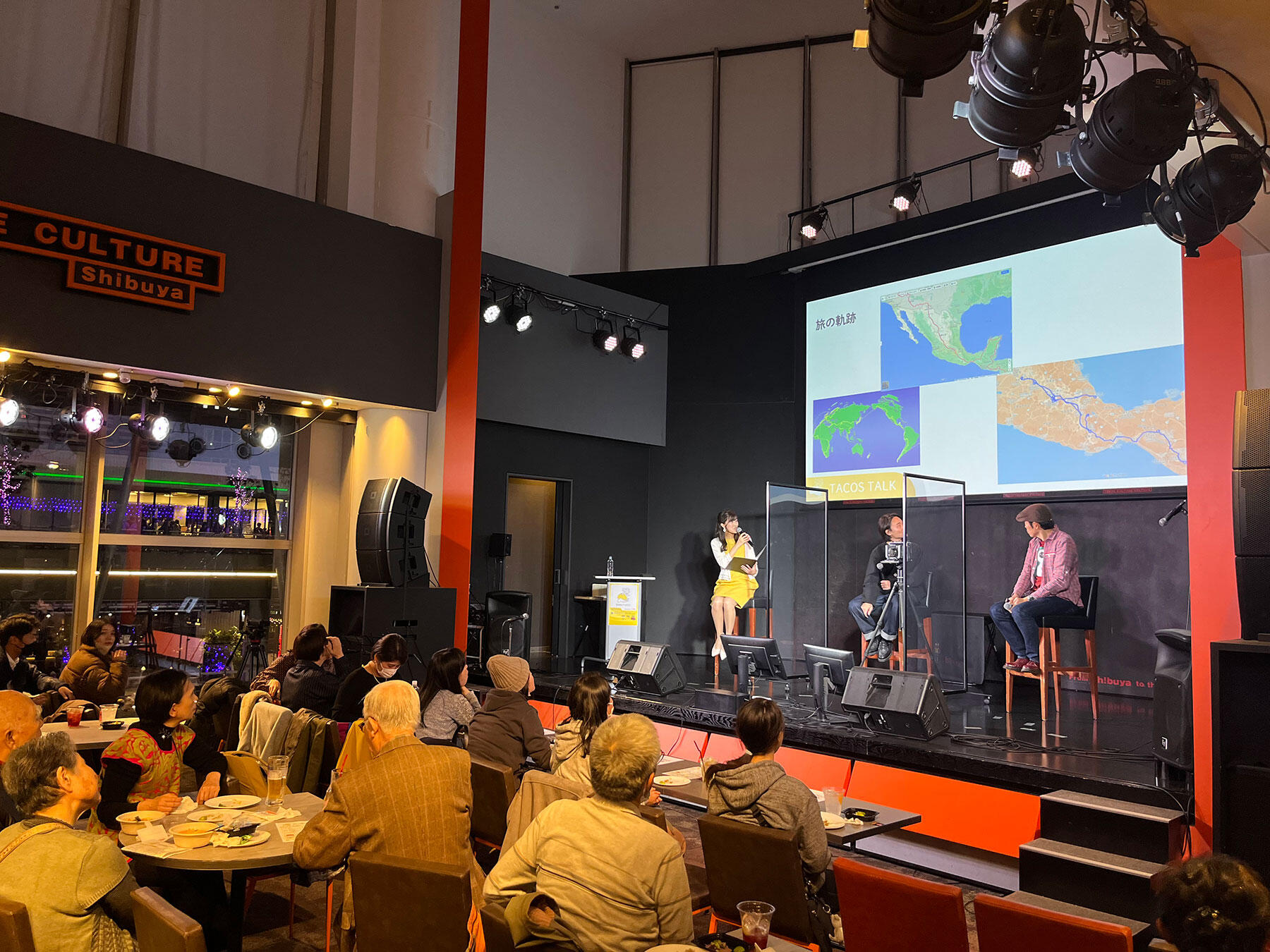 「渋谷でタコス!」でのトークライブ