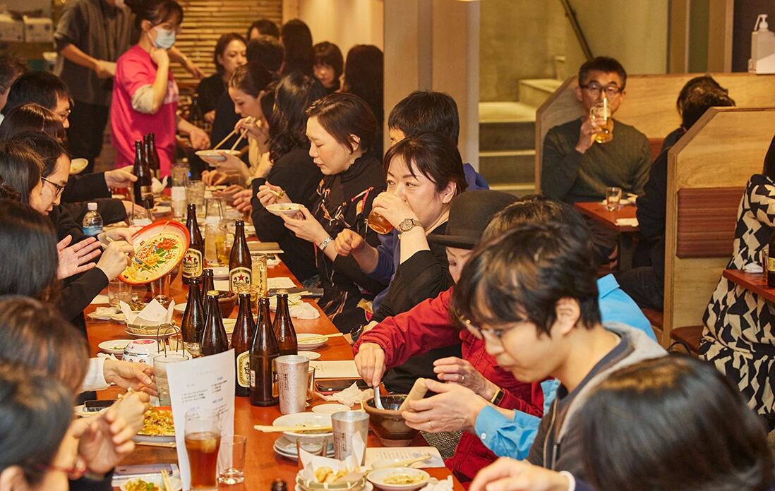 忘年会の様子