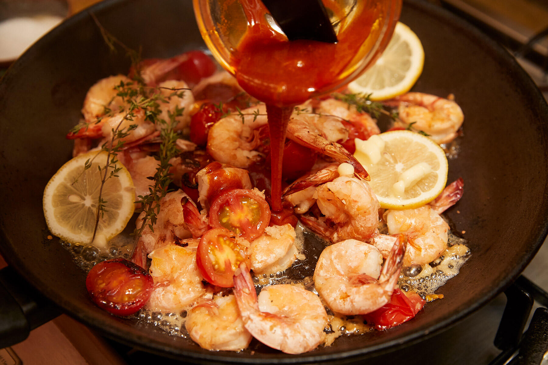 調味料を加える