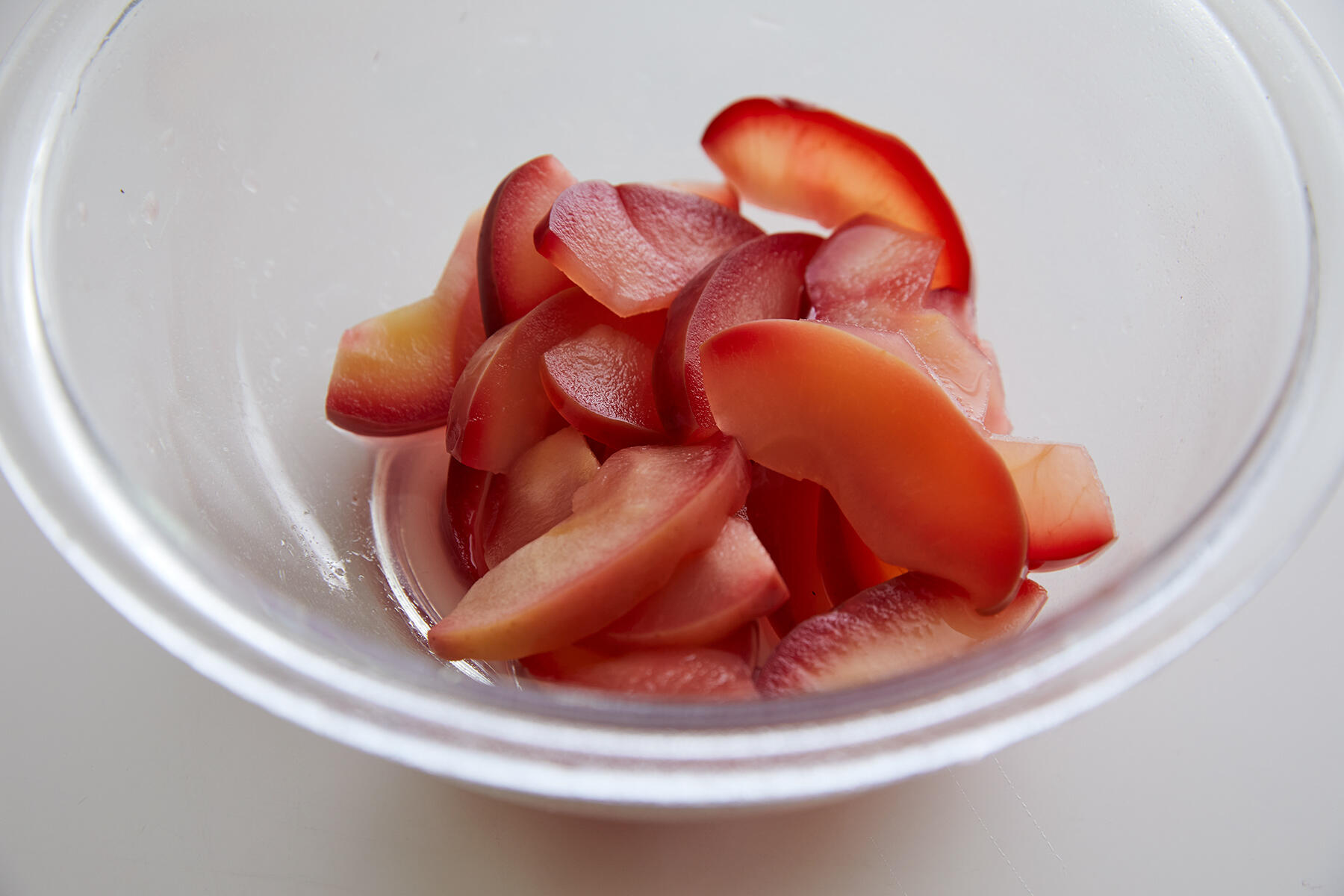 りんごを加熱する