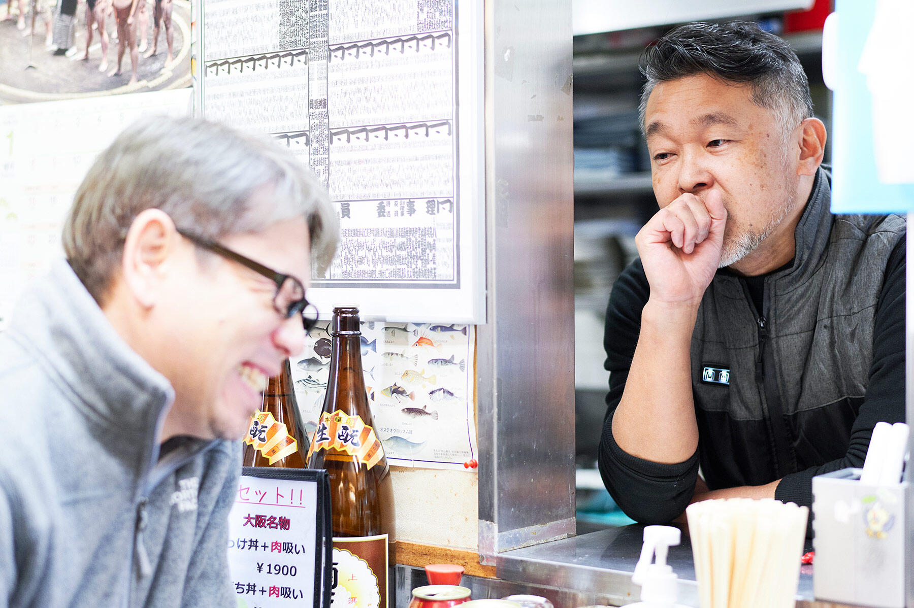 福田さんと伸五さん