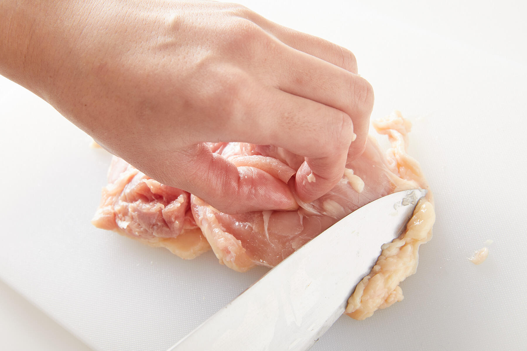 鶏肉の下ごしらえ