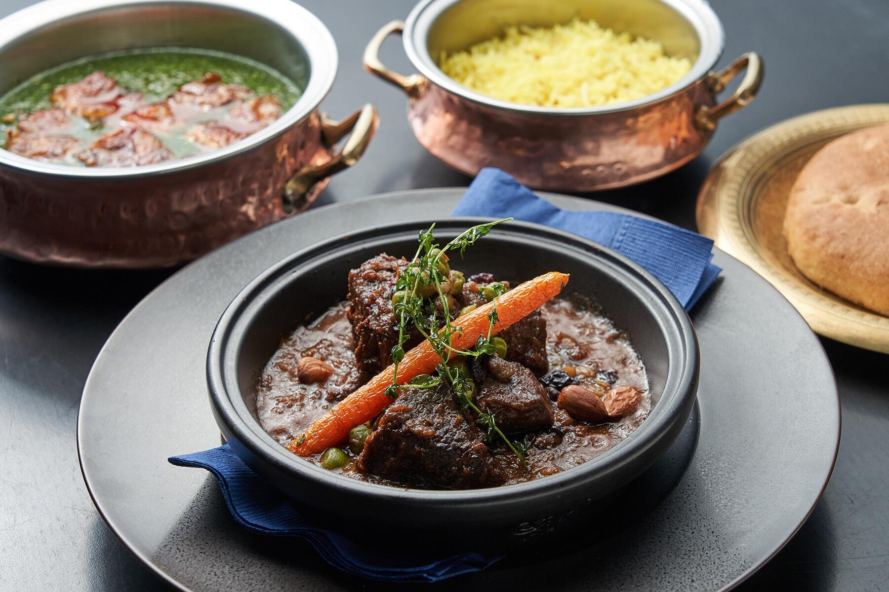 牛肉とデーツのタジン