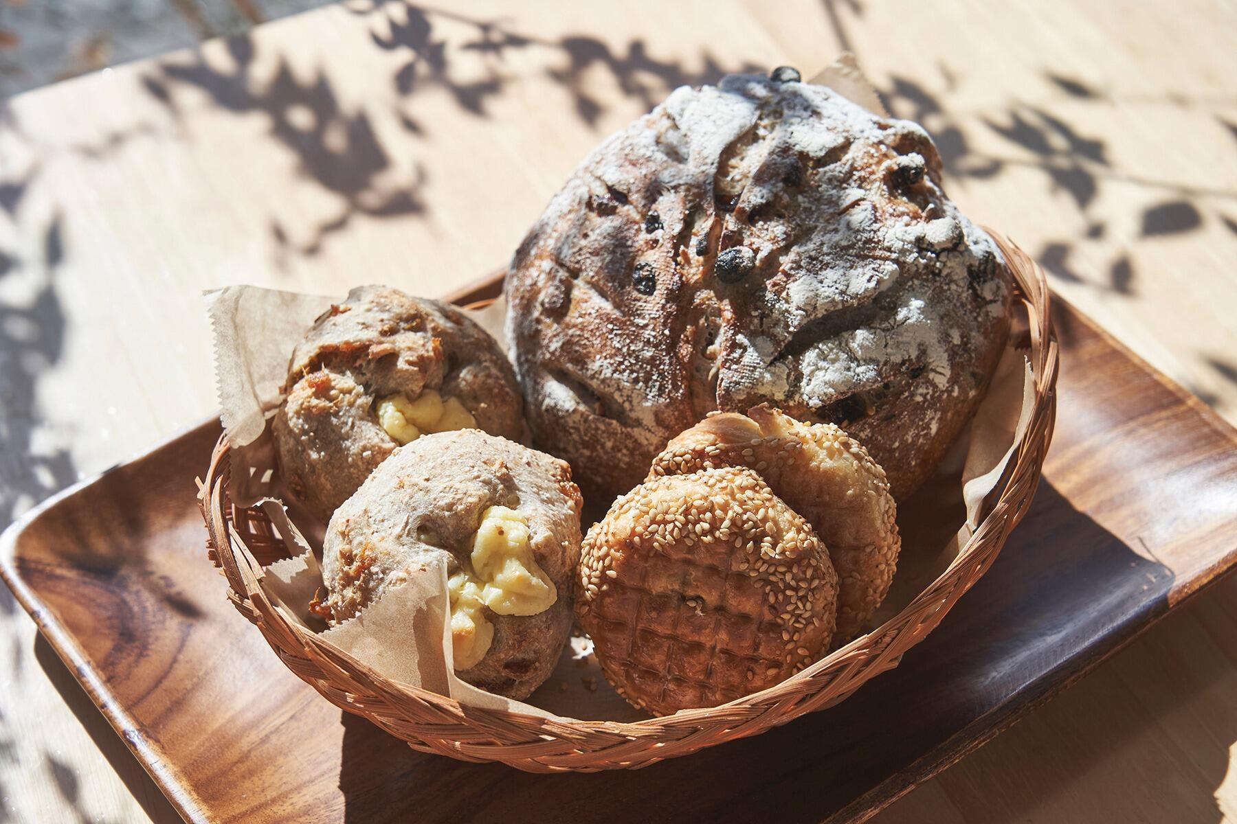 パン盛り合わせ