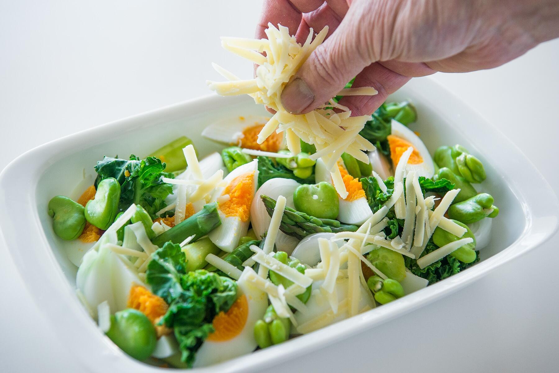 耐熱容器に敷く