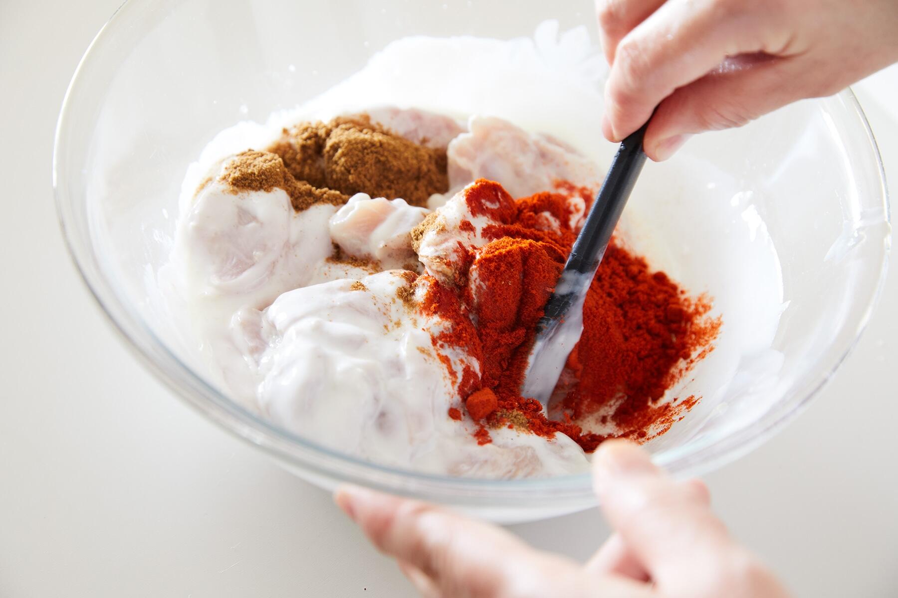 スパイスを加える