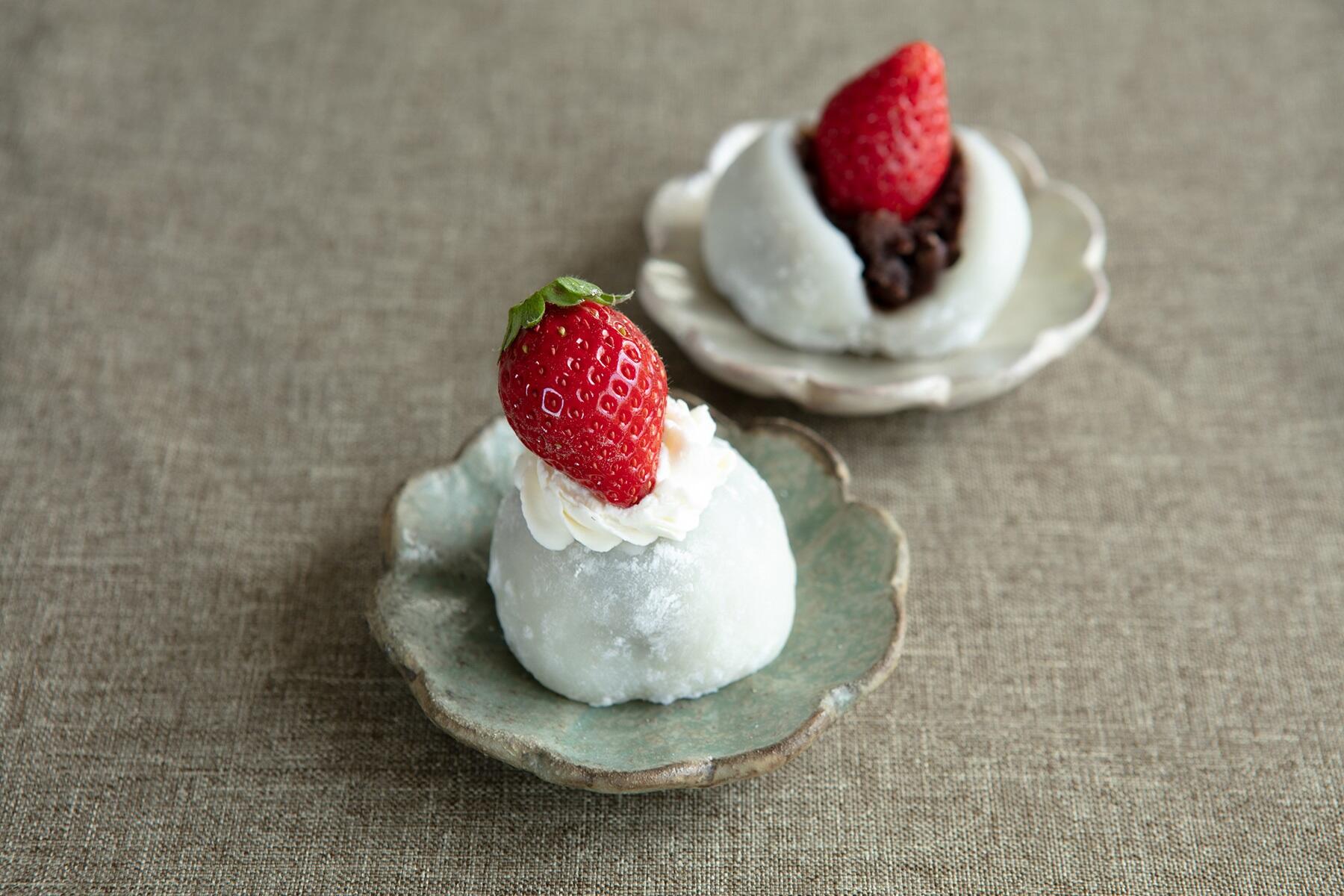 手間暇かけた分おいしくなる！“いちご大福”