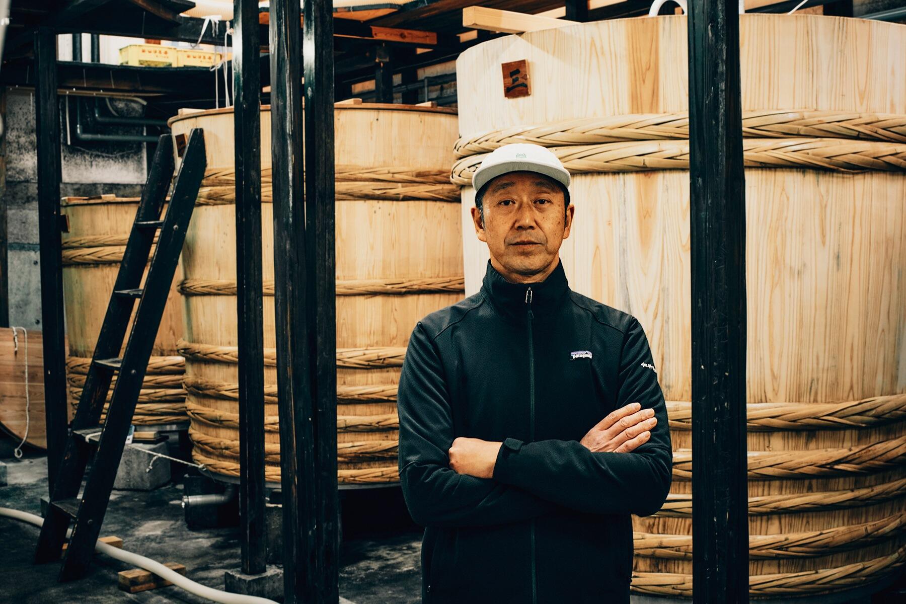 蔵元杜氏の仁井田穏彦さん。