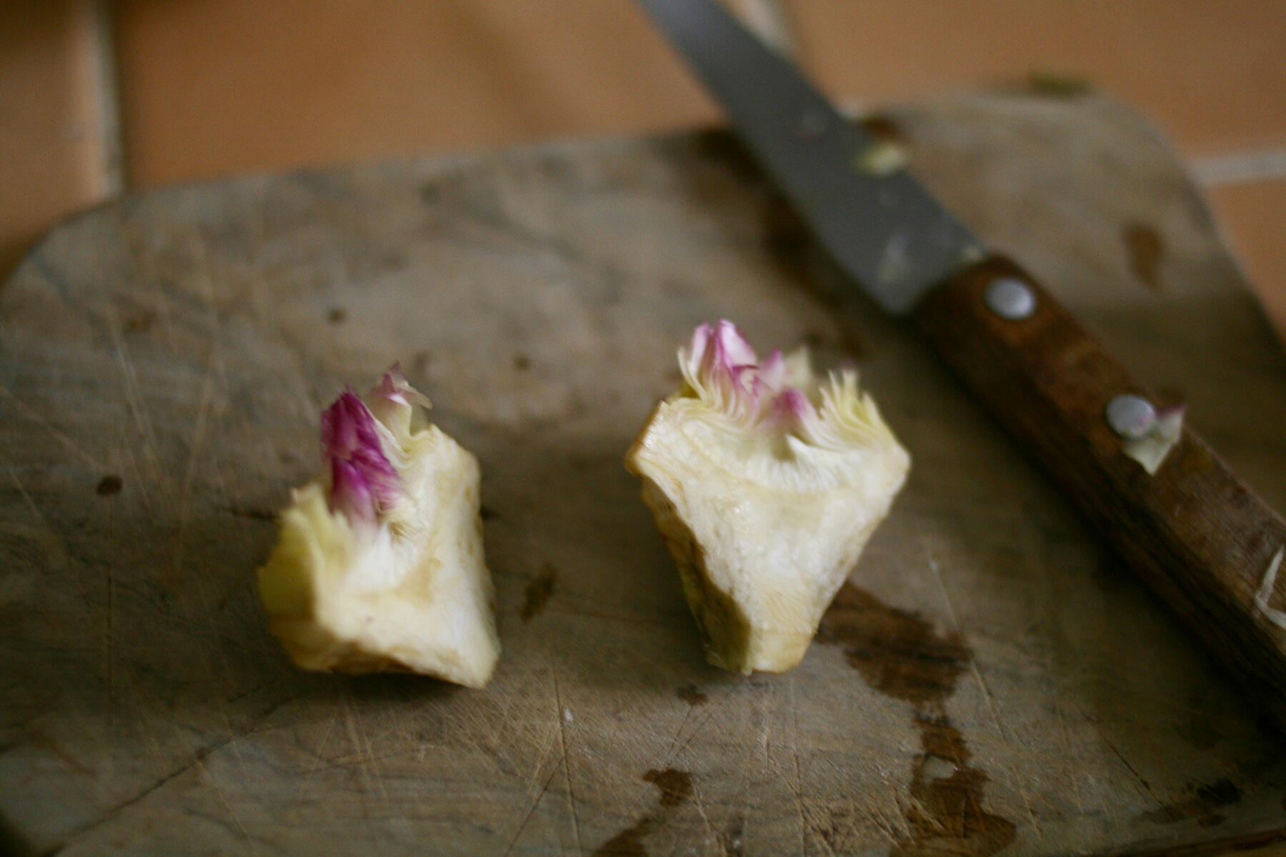 アーティチョークの下準備