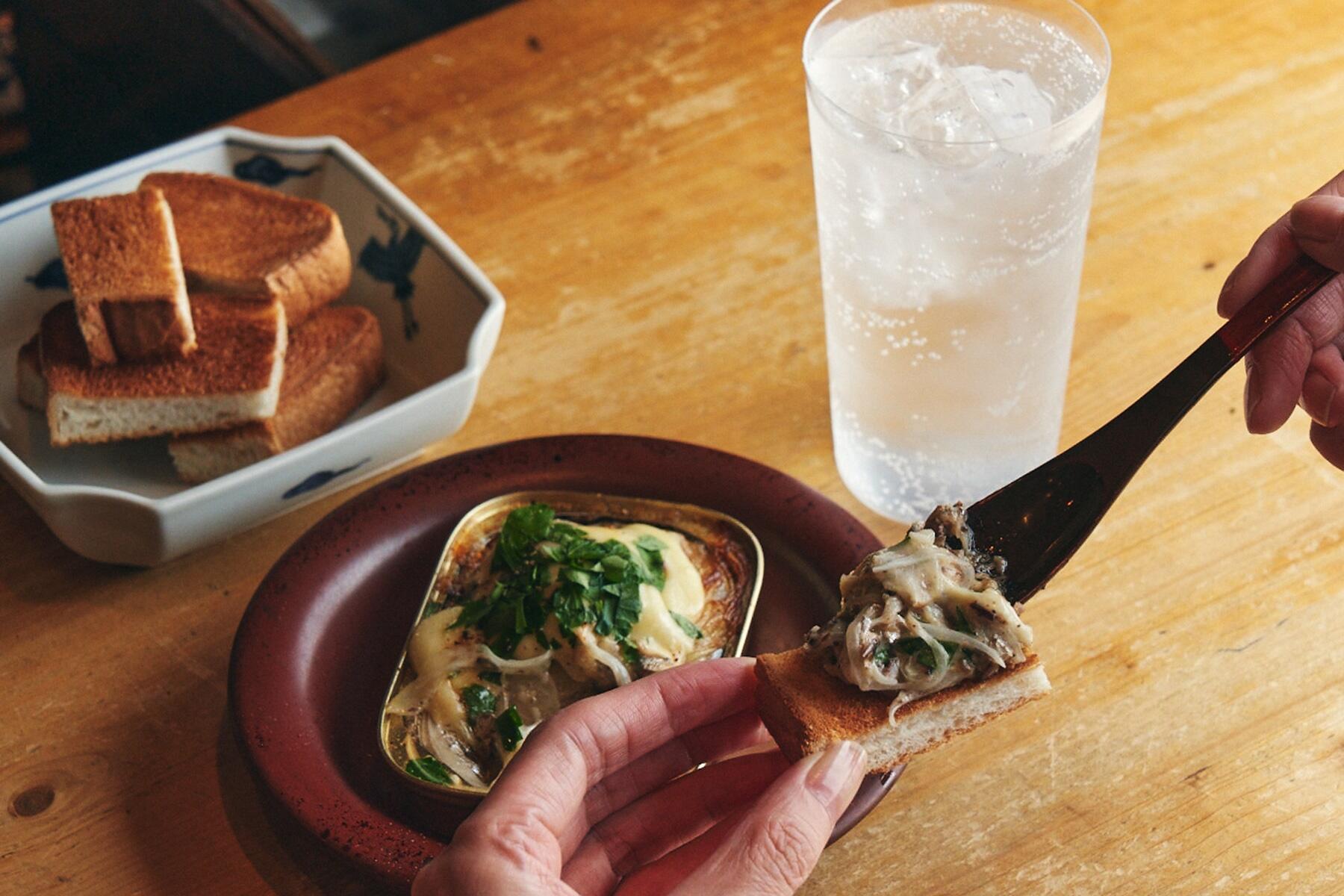 王道の美味しさ“オイルサーディンと玉ねぎのチーズトースト”