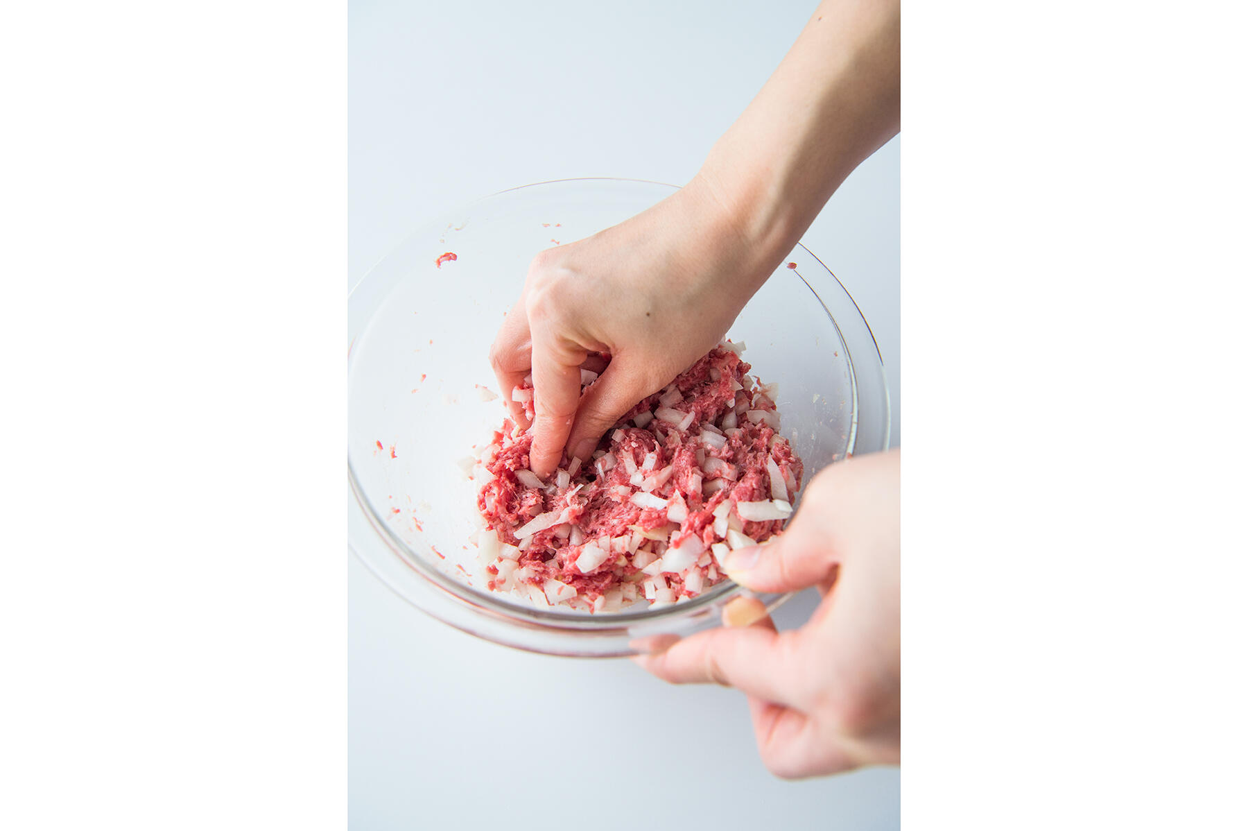 挽き肉だねをつくる