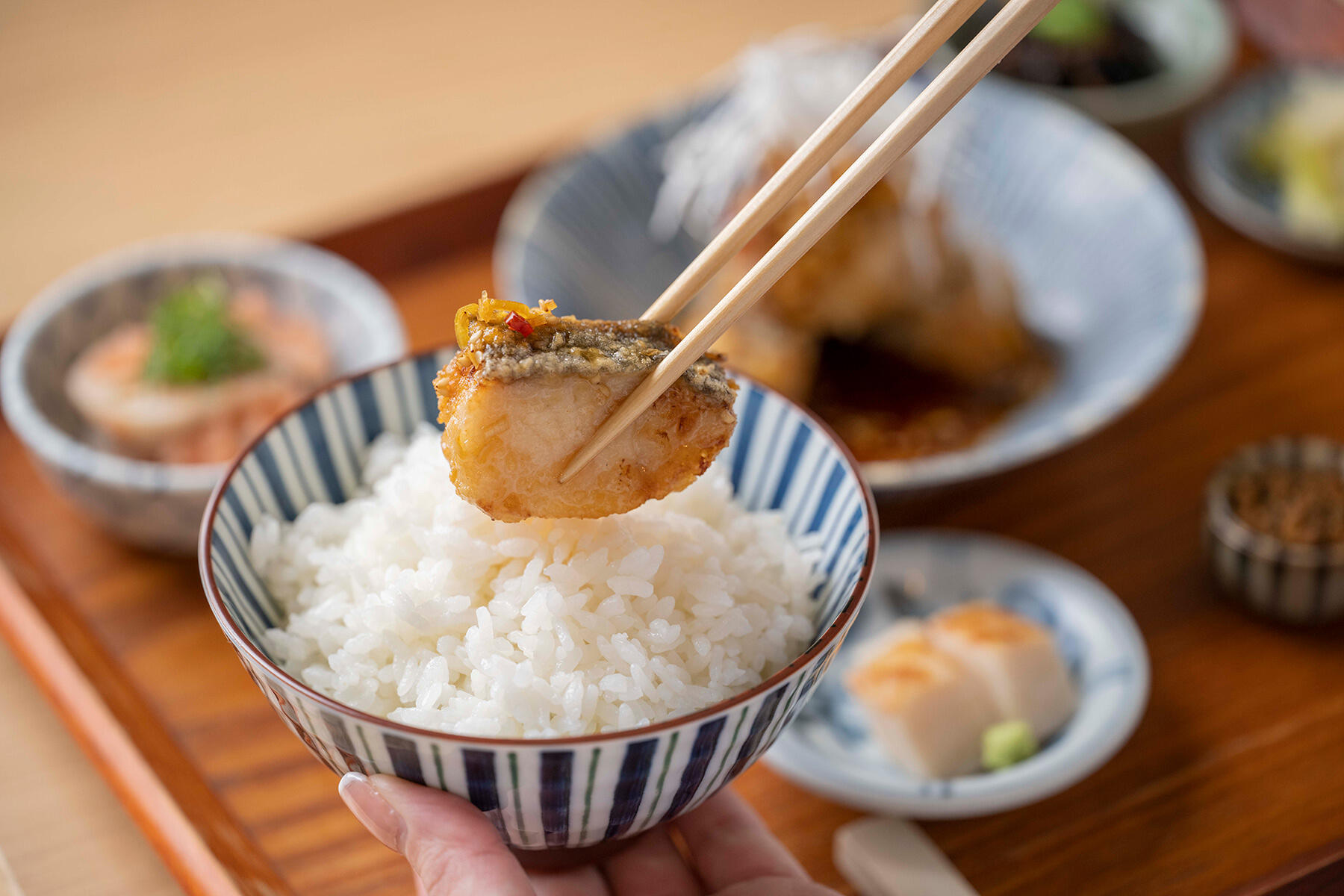アラスカ産銀だらの竜田揚げ定食