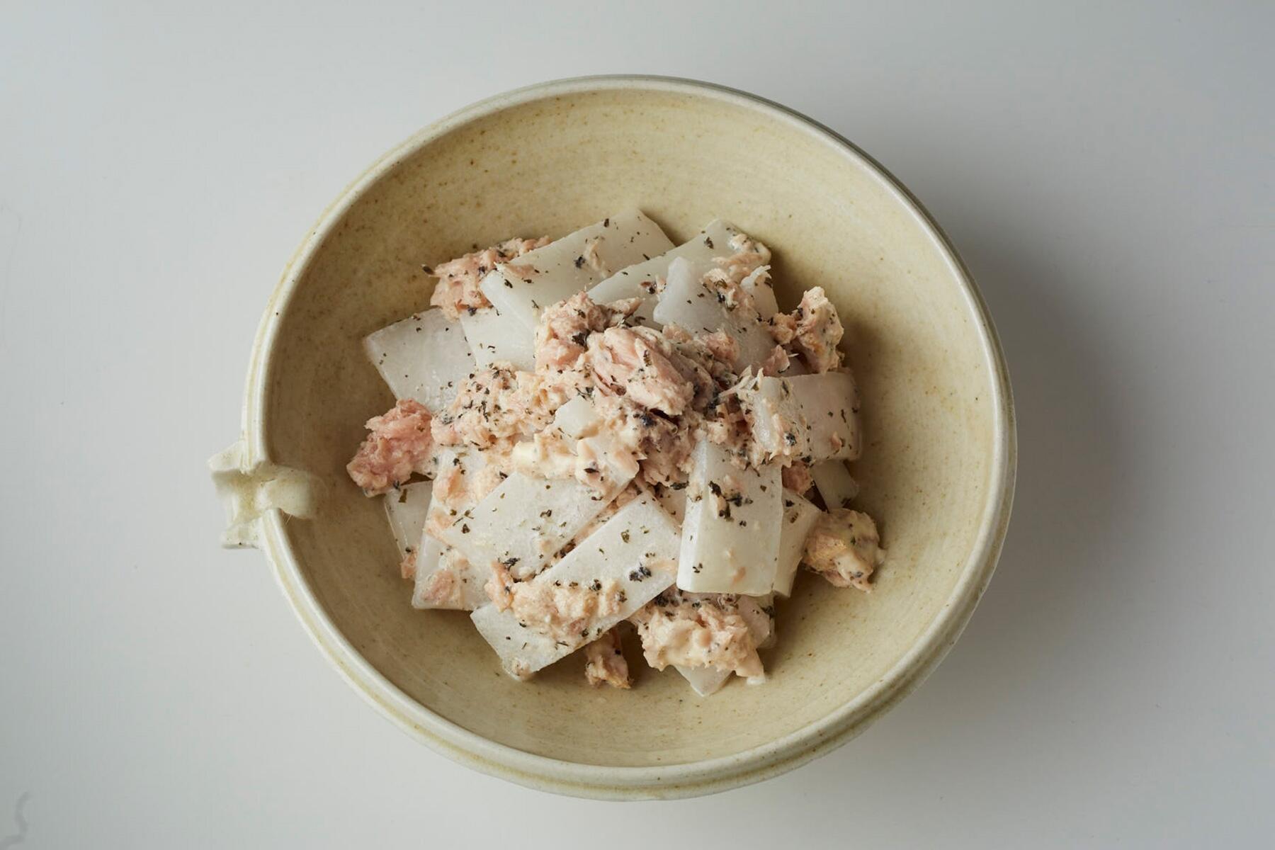 今すぐ飲みたいあなたに！“大根とツナのゆかりマヨ”