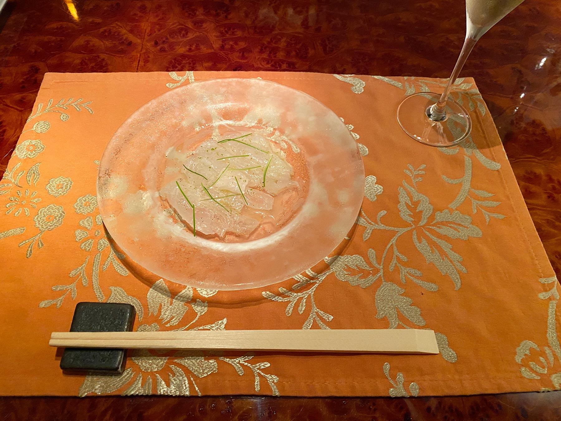 平目のカルパッチョ