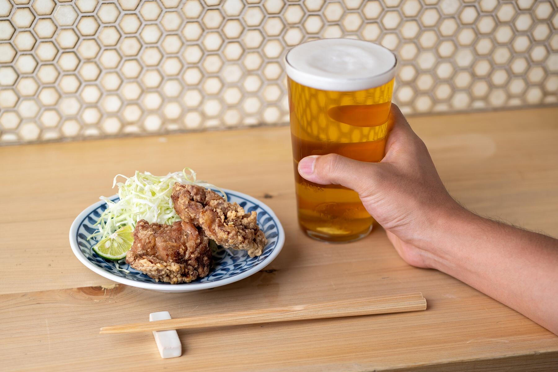 唐揚げとクラフトビール