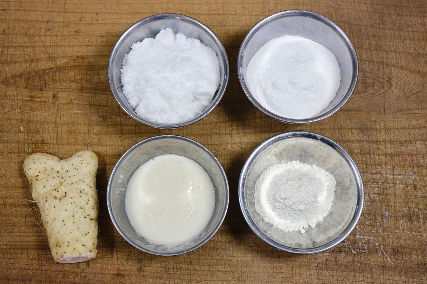 薯蕷生地の材料一覧