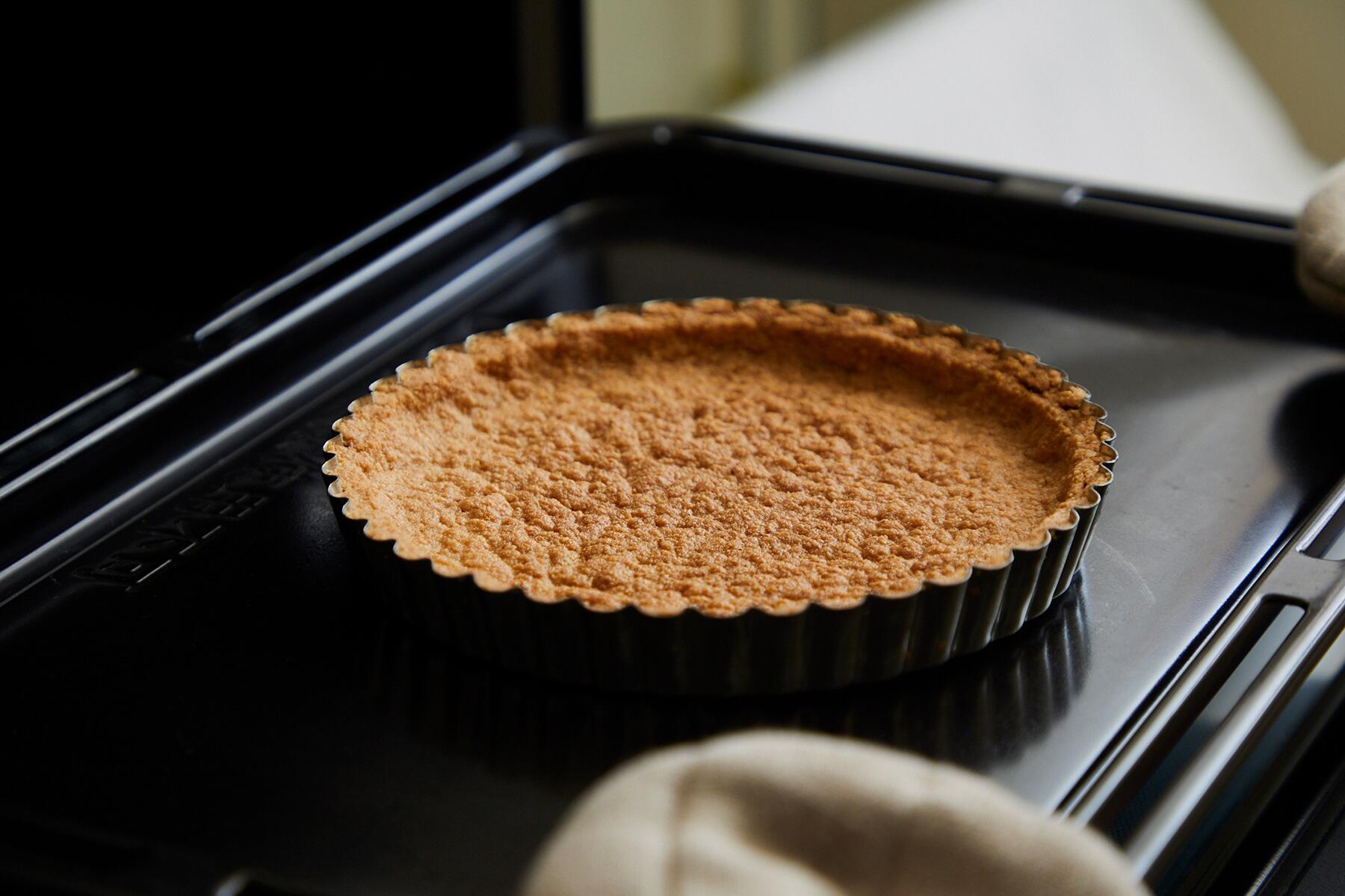 グラハム生地を焼く