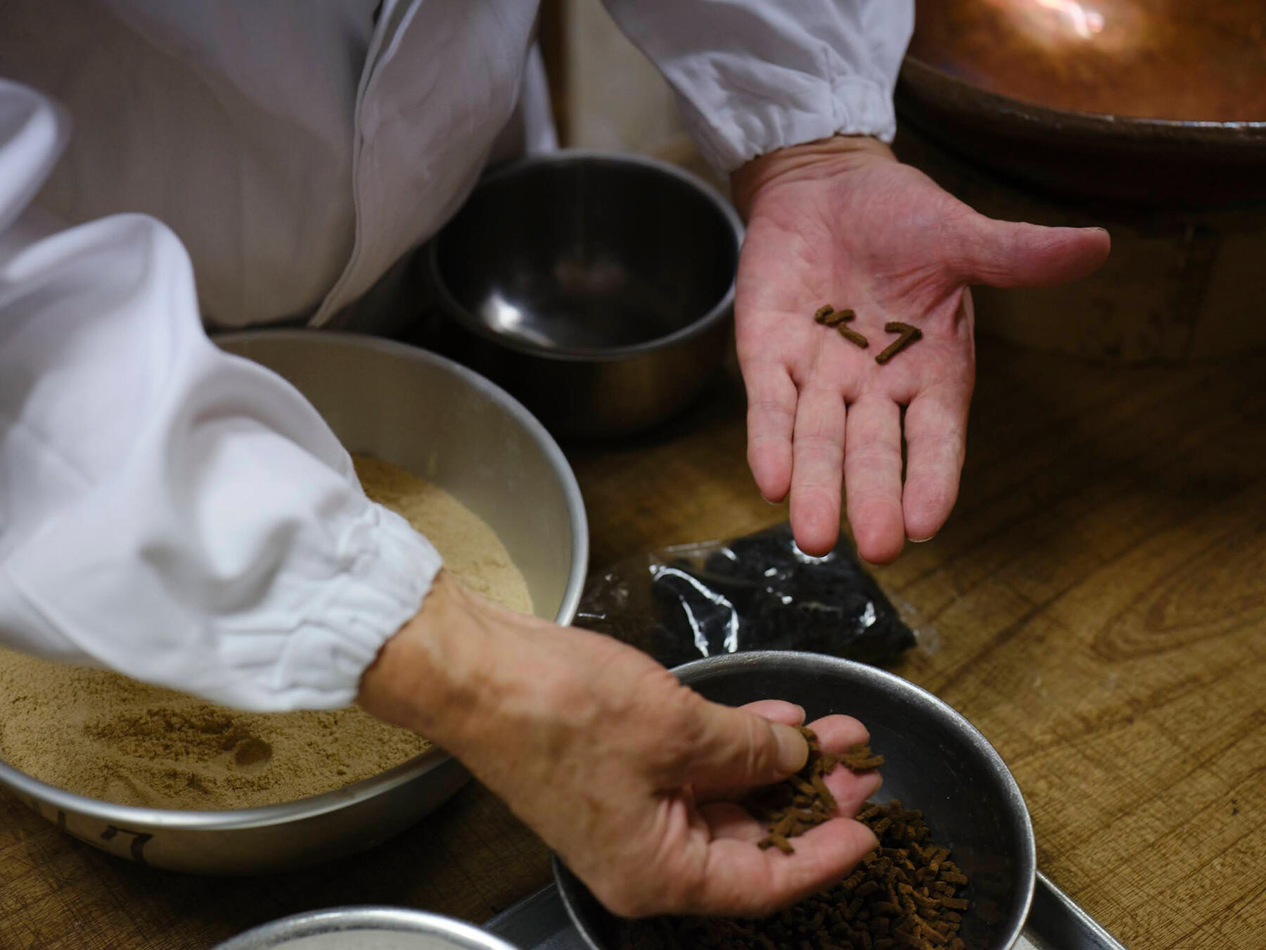 そぼろにした納豆