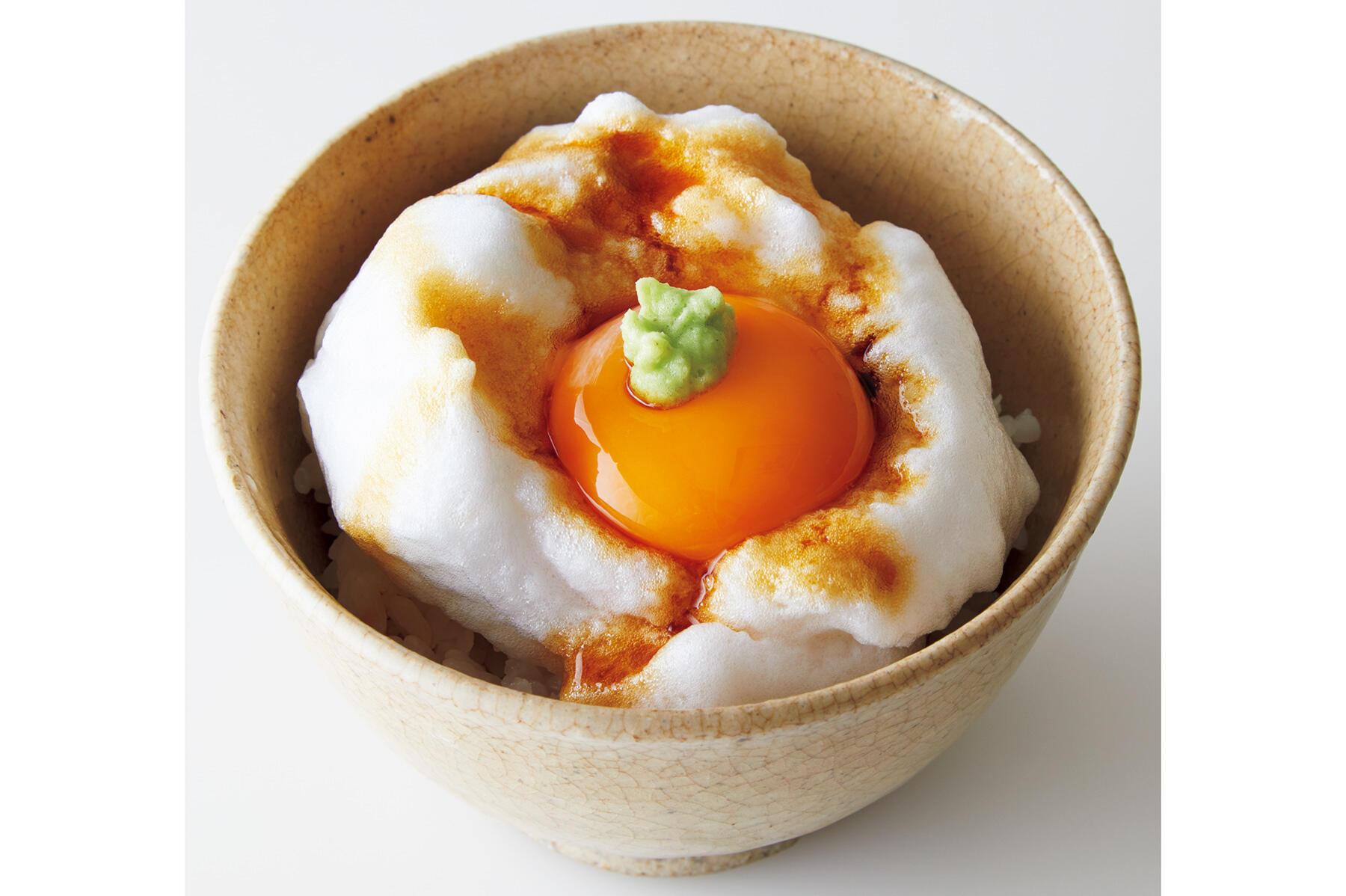ふわふわ新食感！“メレンゲ卵かけご飯”