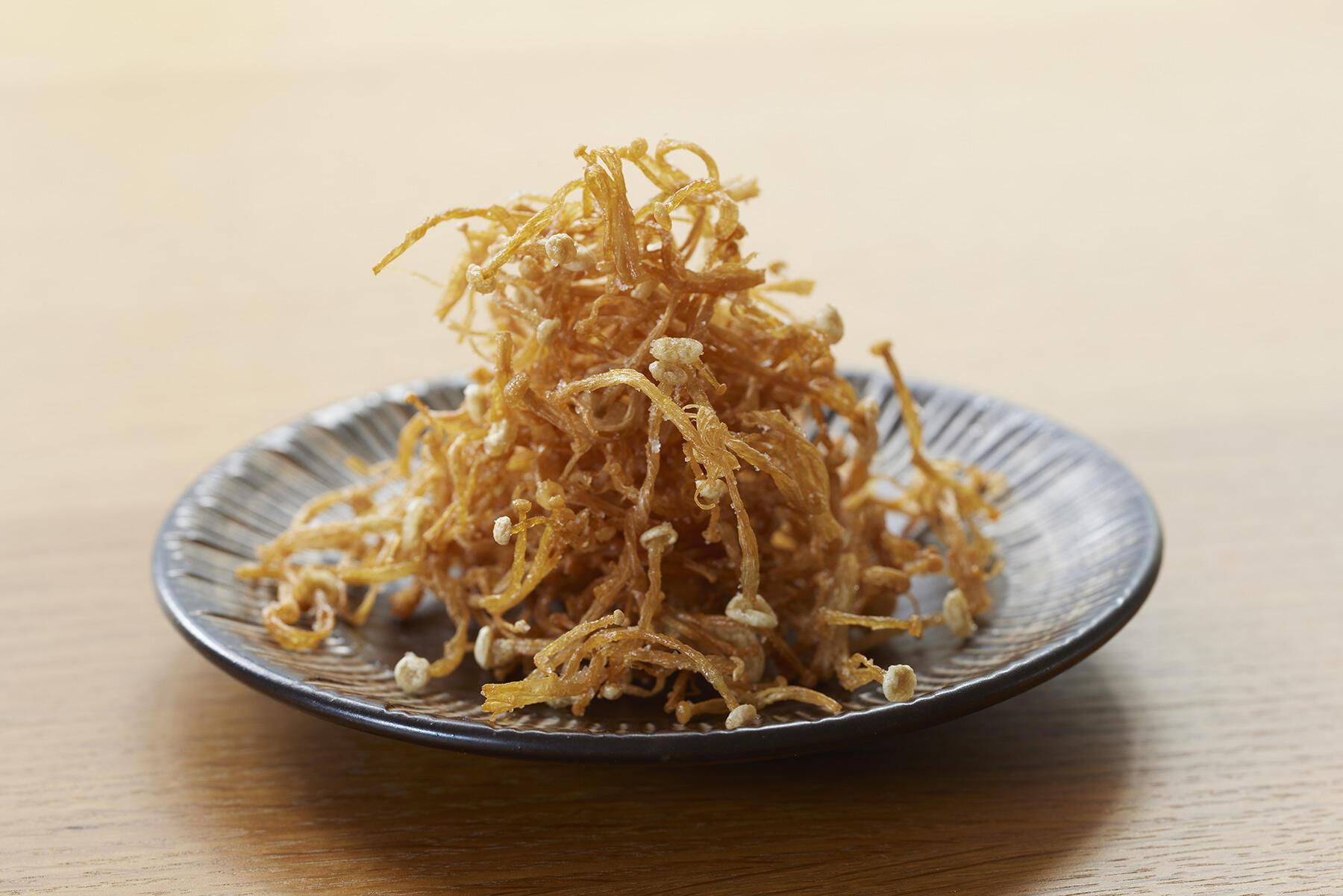 えのきの裂きイカ風素揚げ