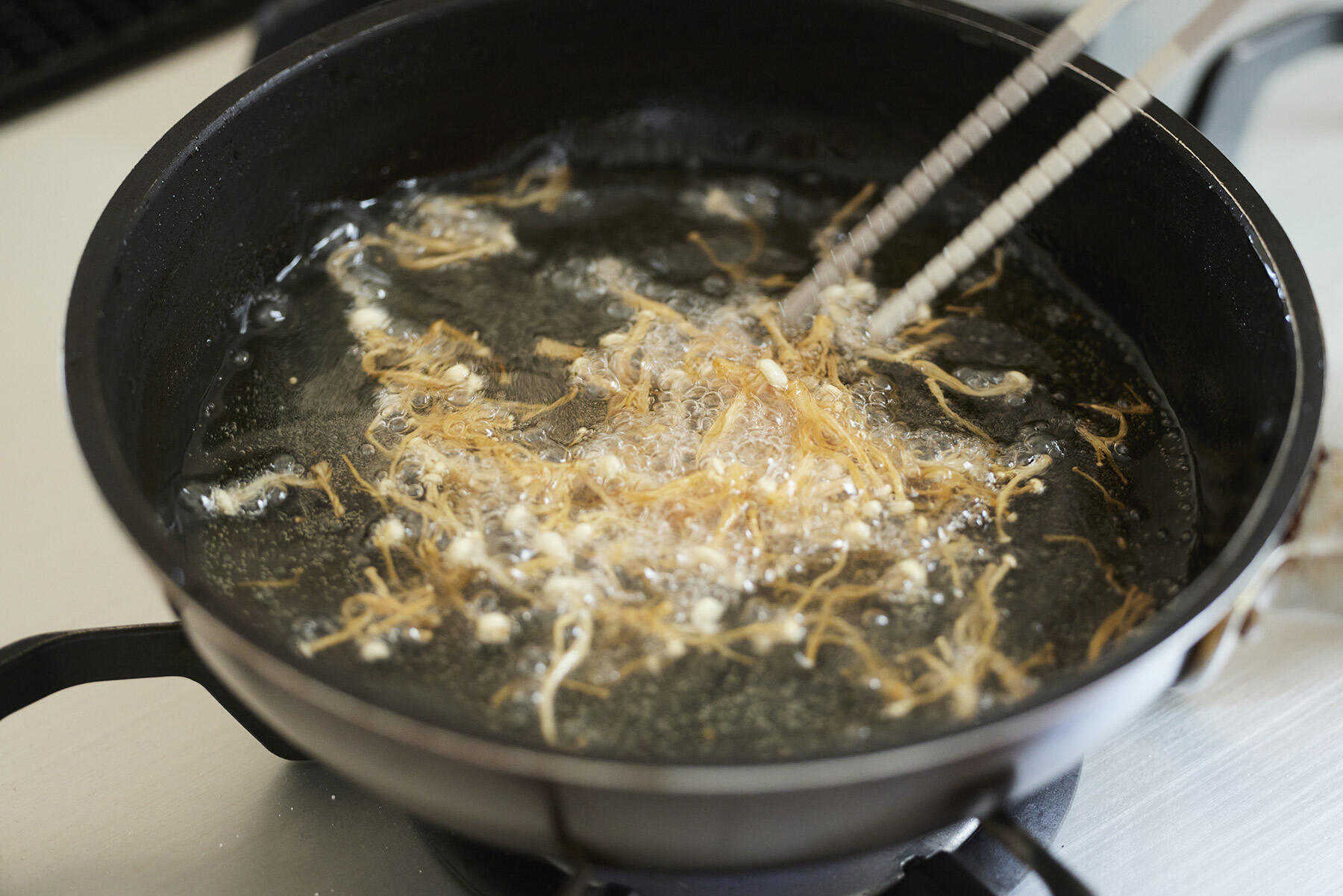 色づいたら取り出す