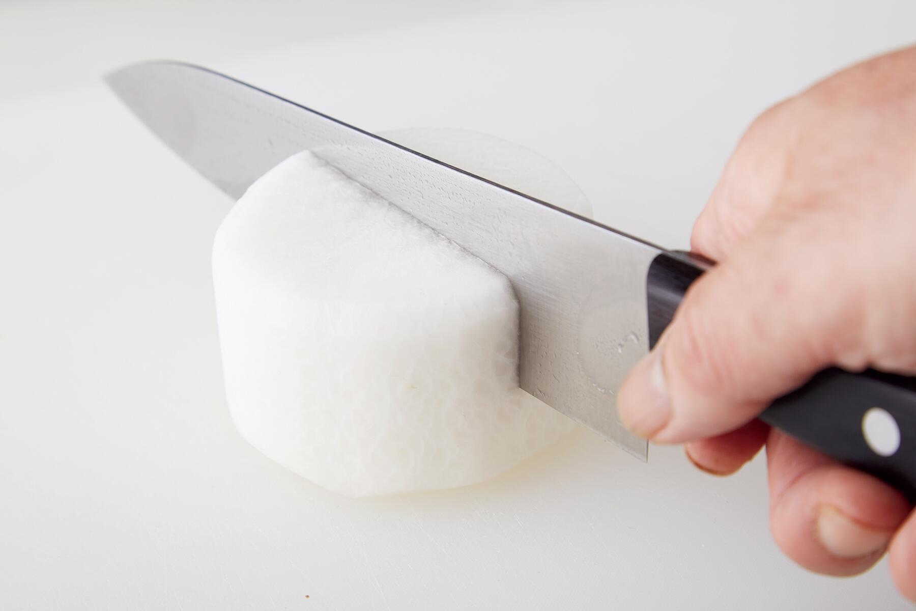 切り込みを入れる