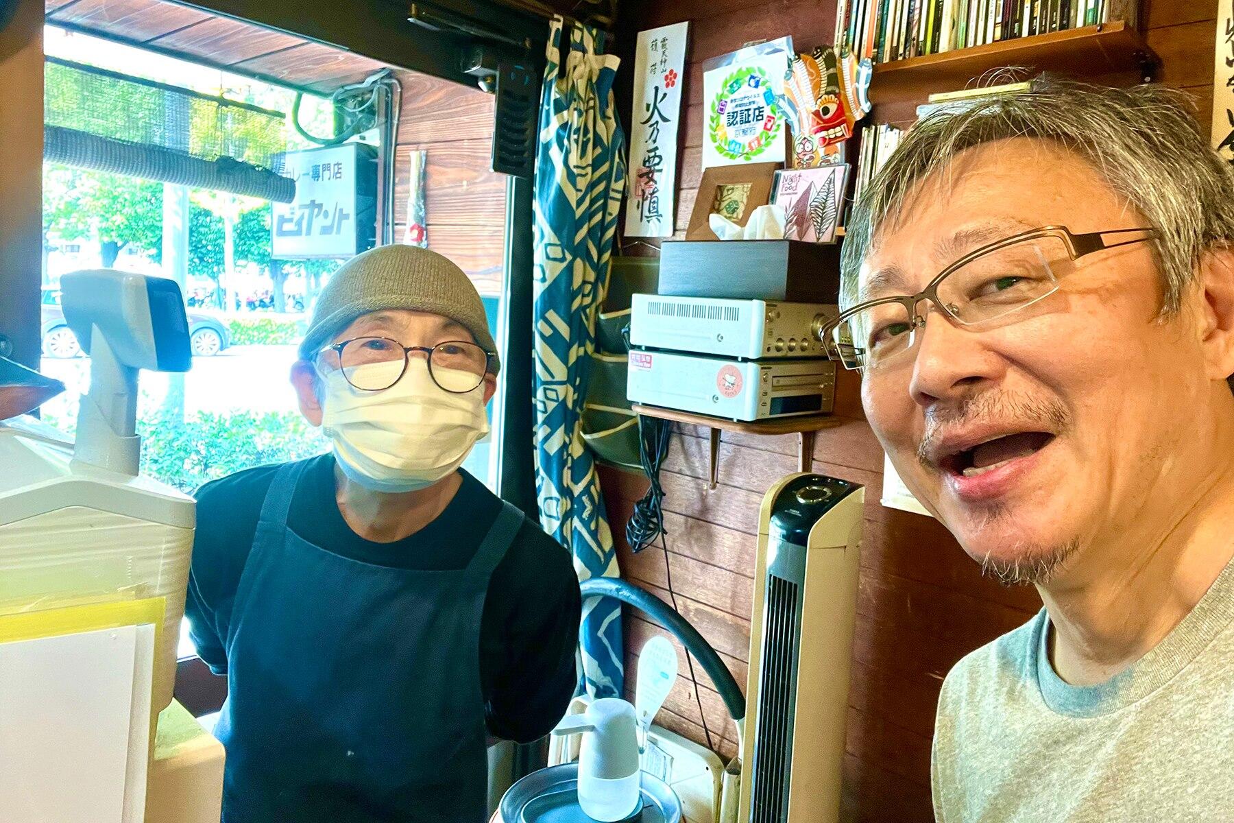 店主と松尾さん