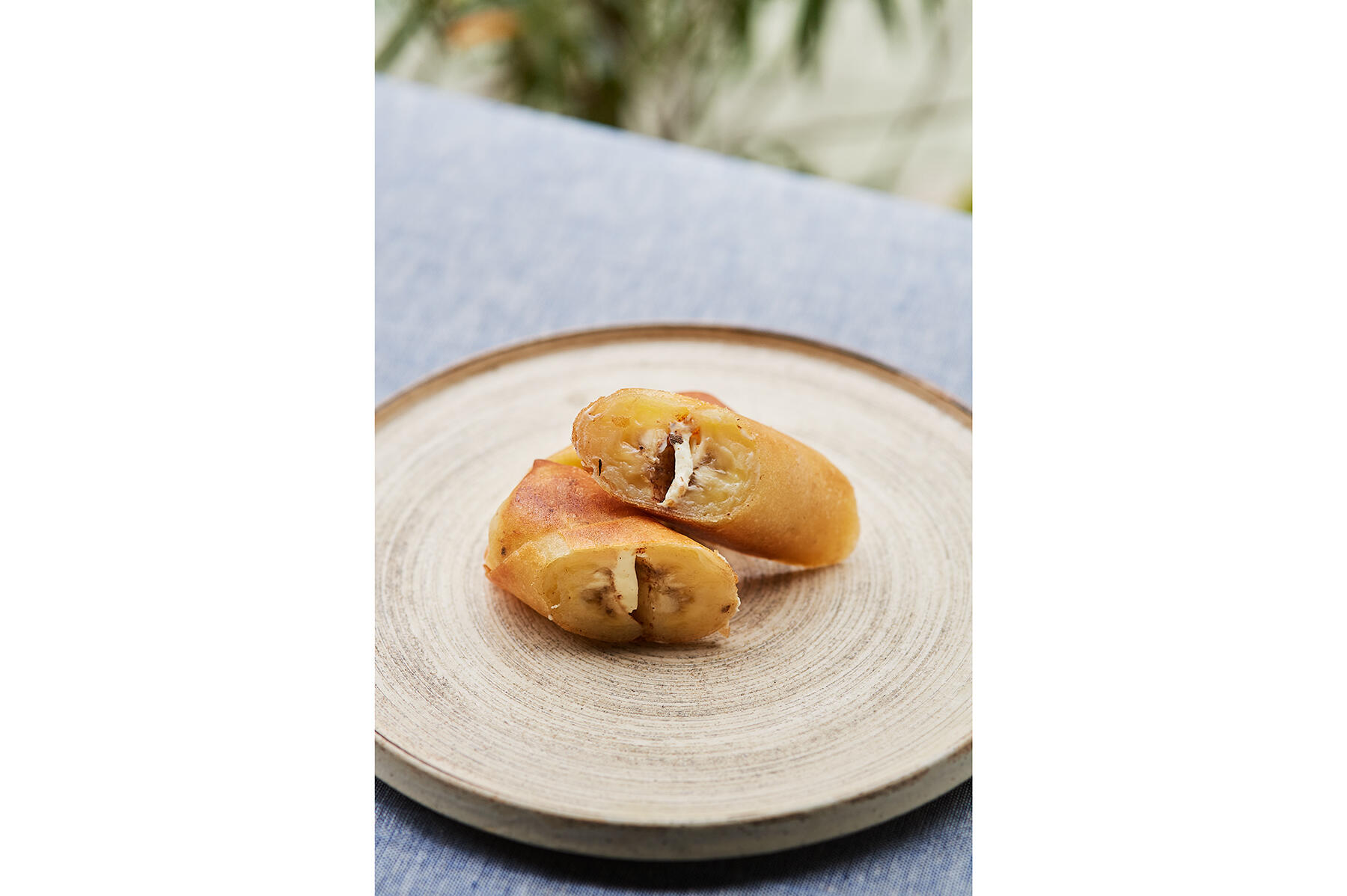 トロリと甘い揚げスイーツ“バナナの春巻き”