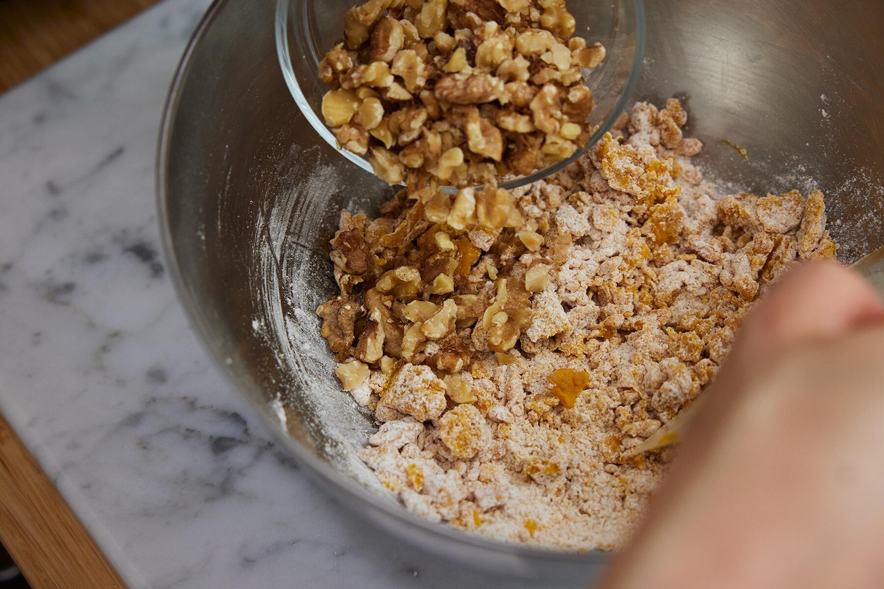 クルミを加える