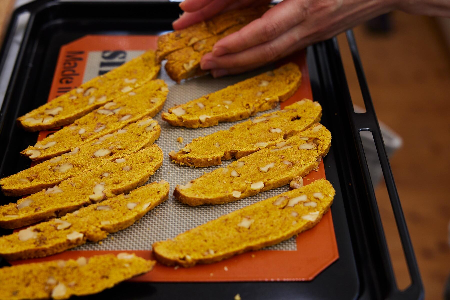 再びオーブンで焼く