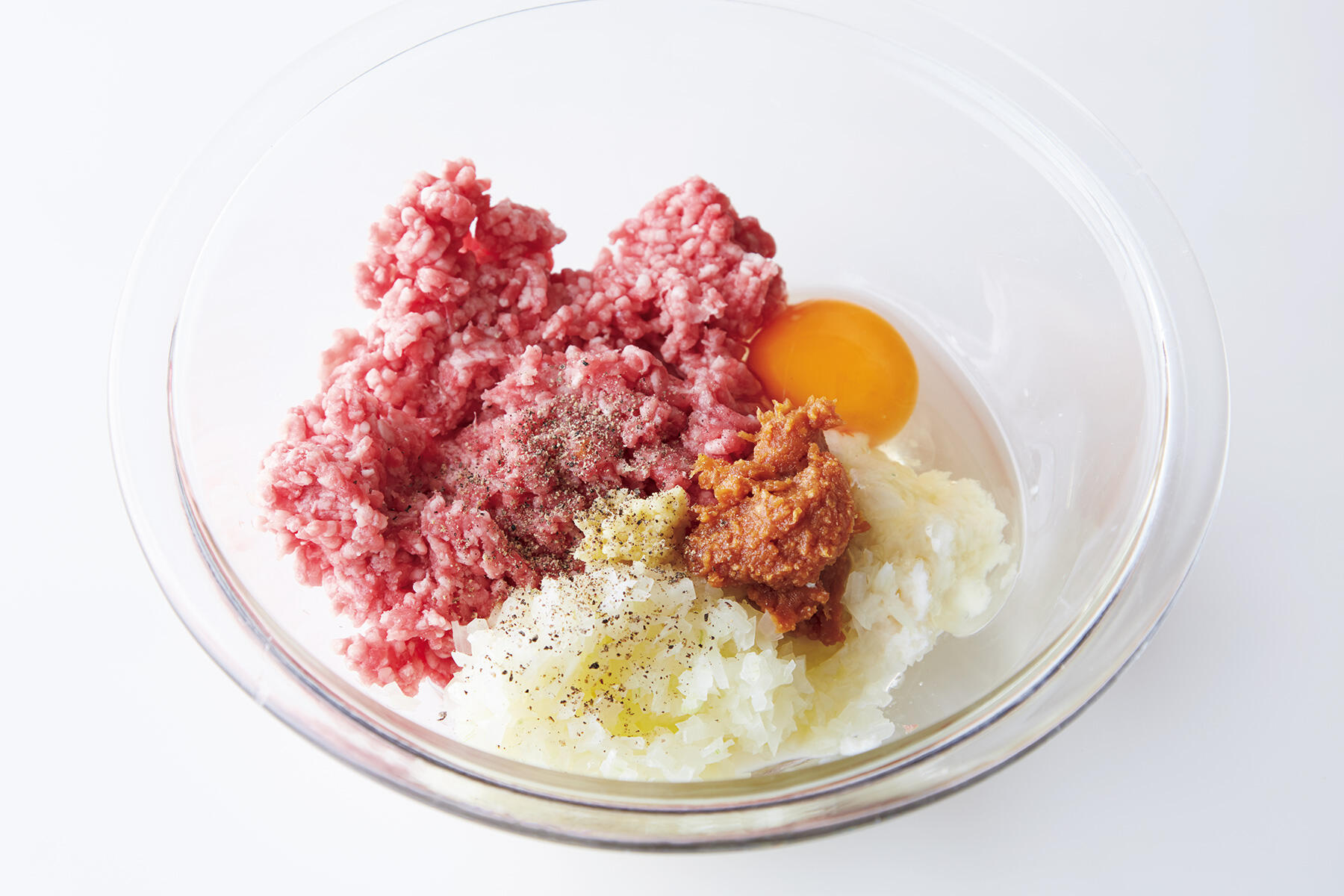 挽き肉だねをつくる