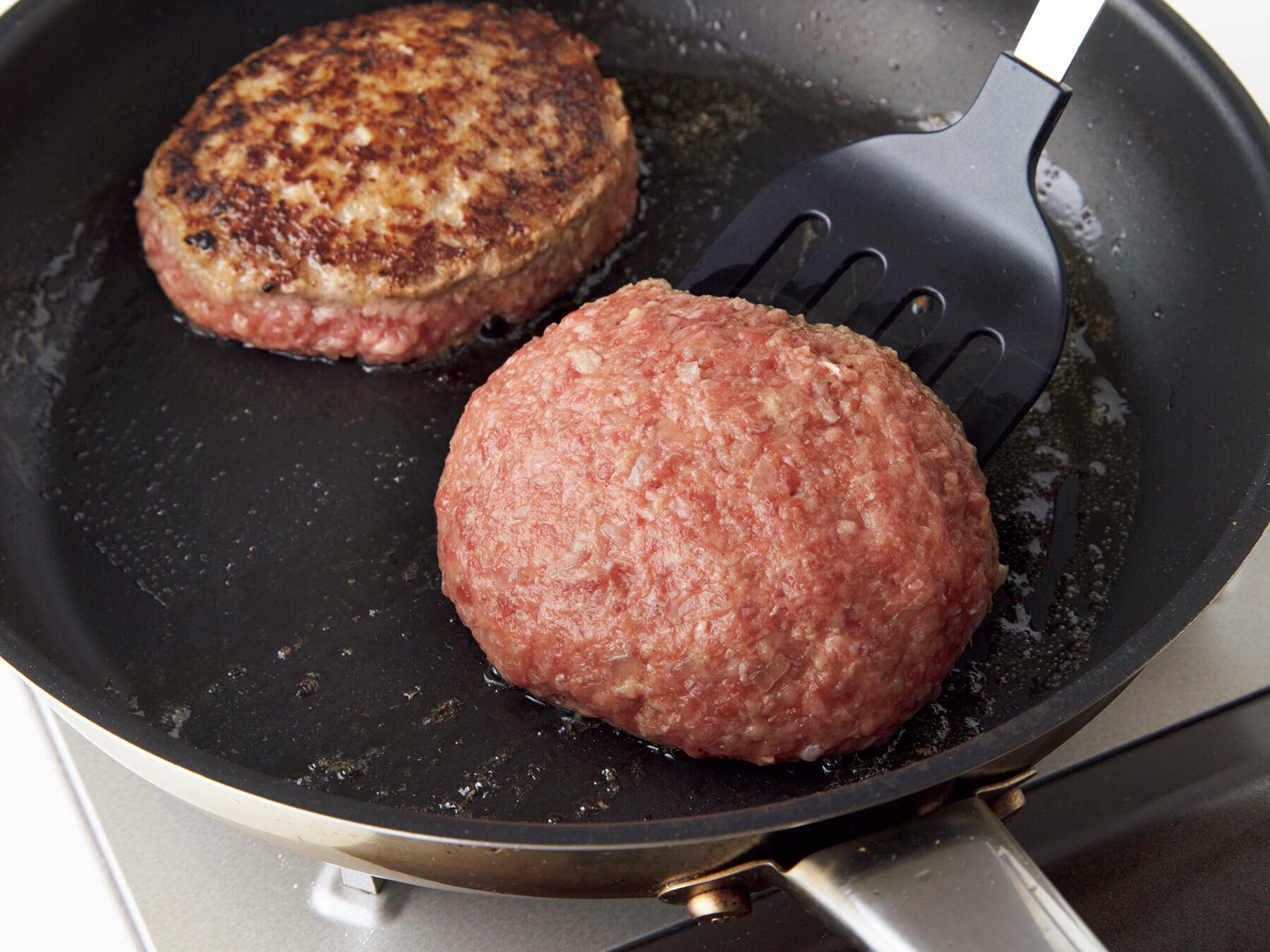 焼き目をつける