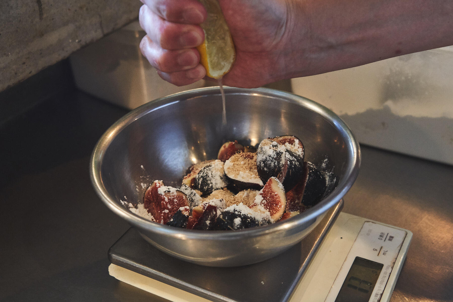 フィリングをマリネする