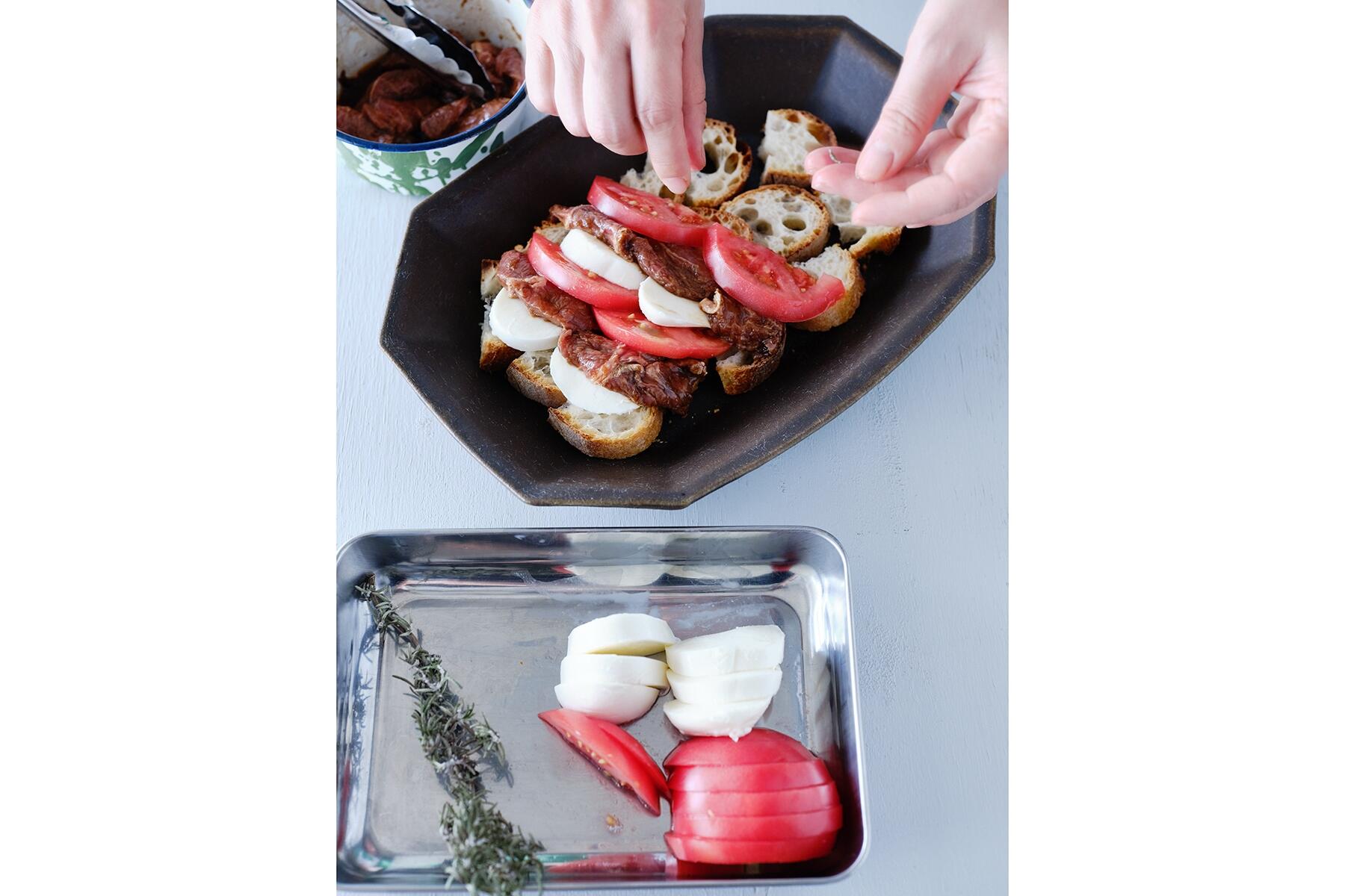 オーブンで焼く