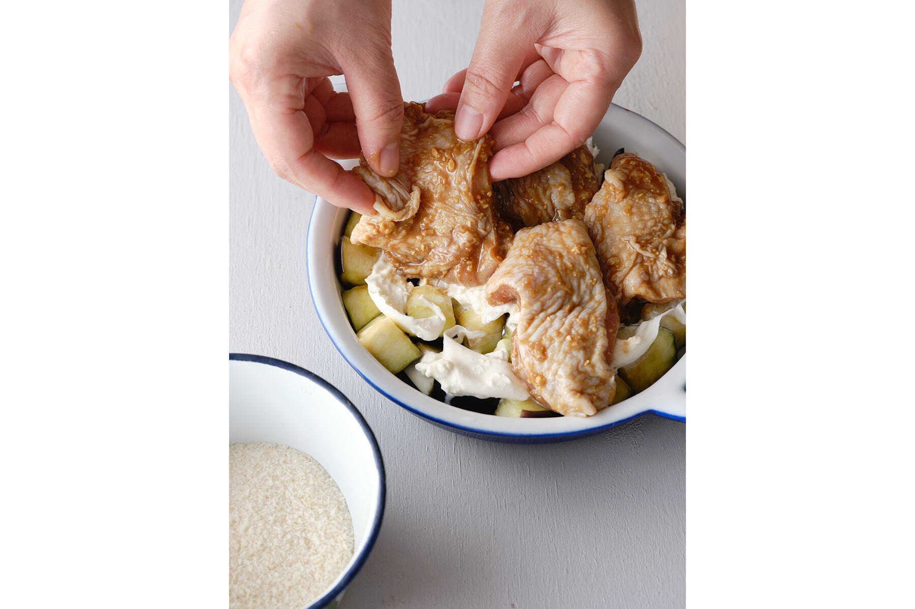 オーブンで焼く