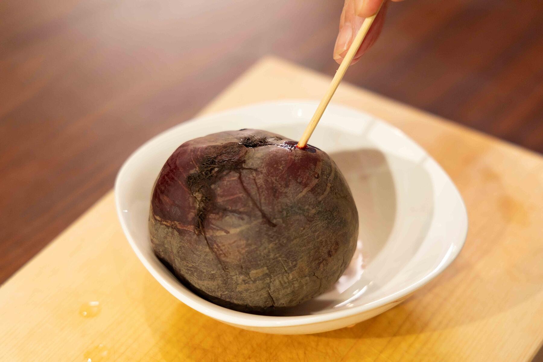 ビーツの下準備