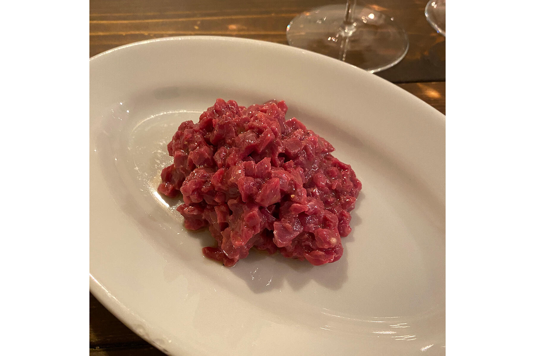 馬肉のタルタル