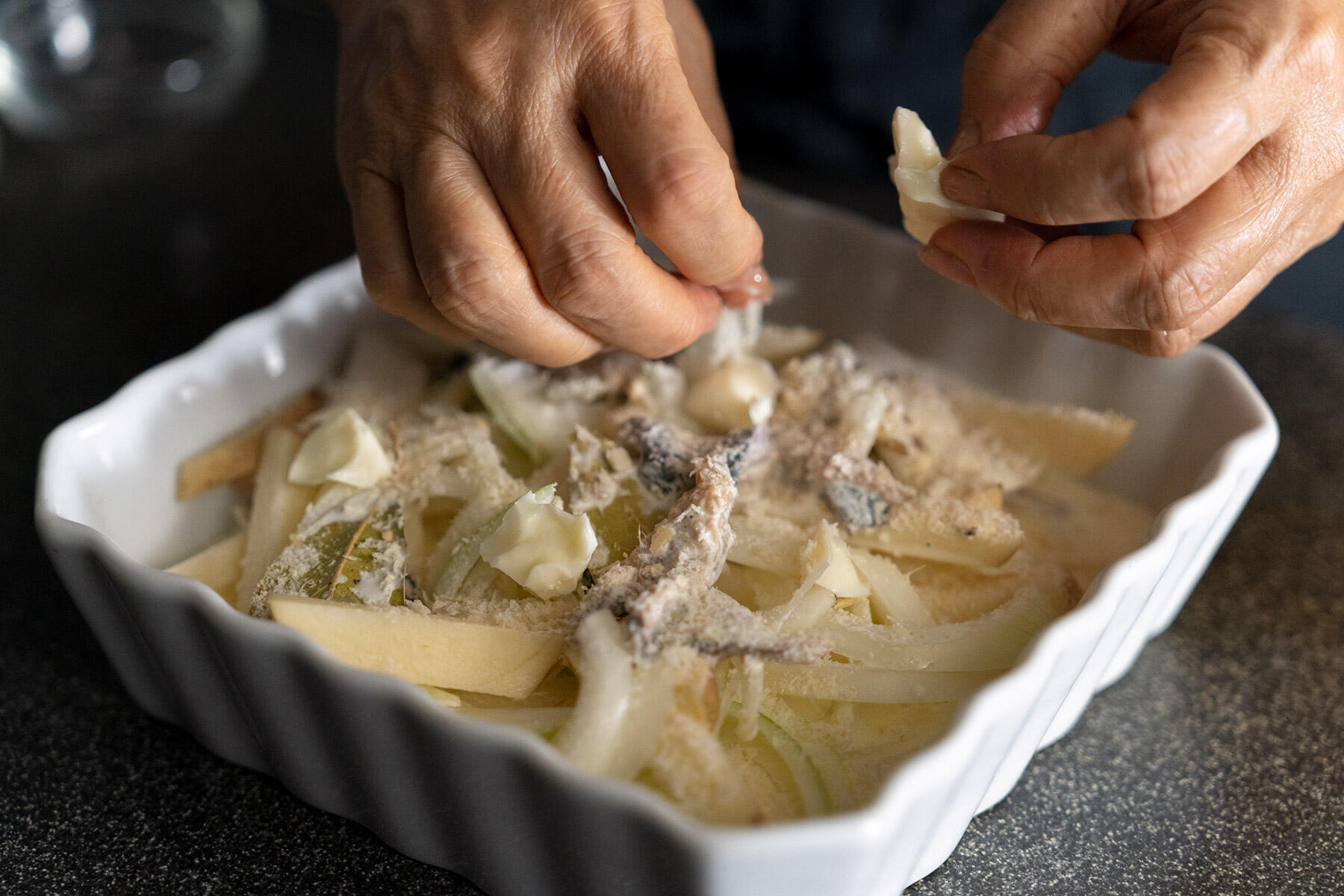 オーブンで焼く