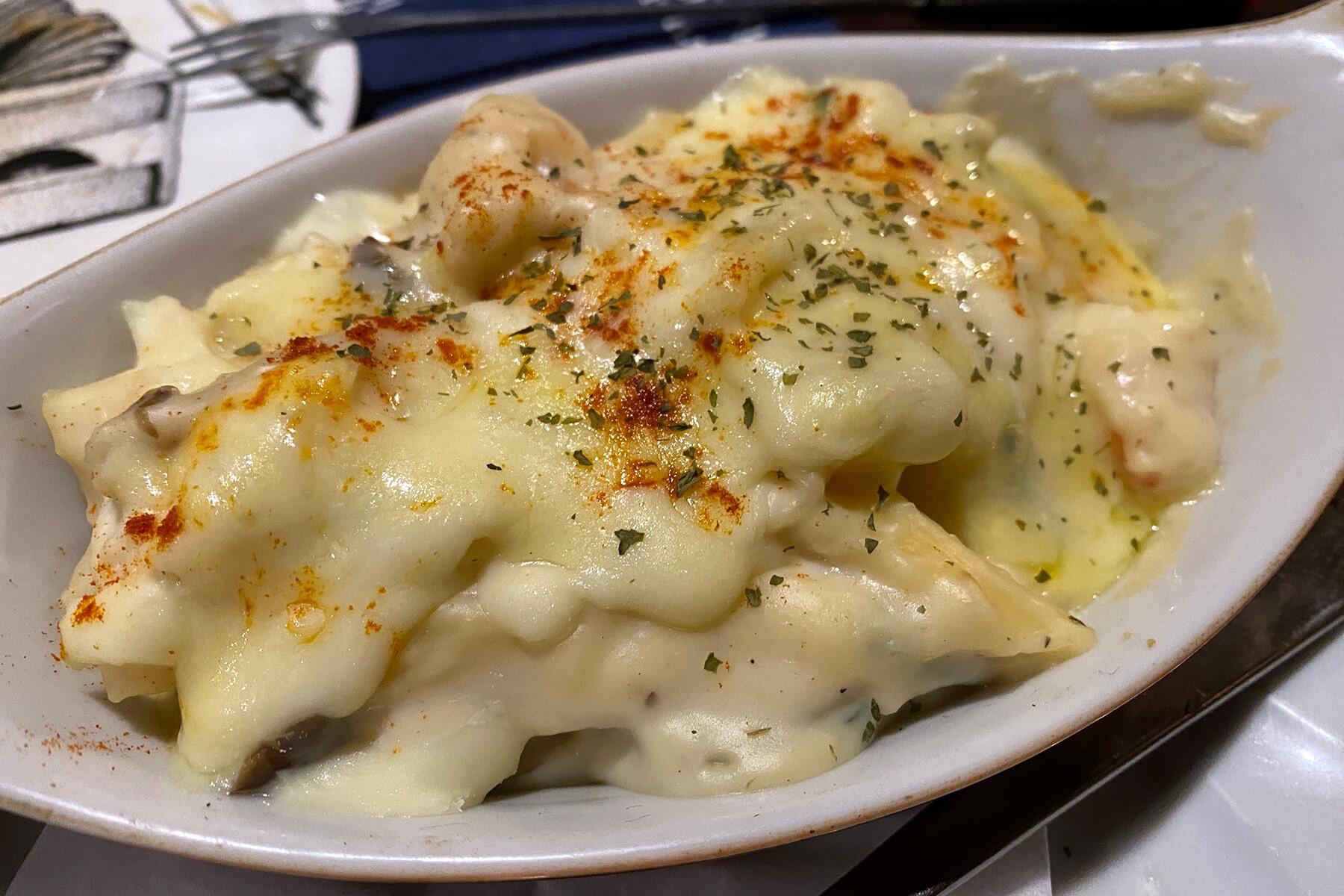 海老とポテトのグラタン