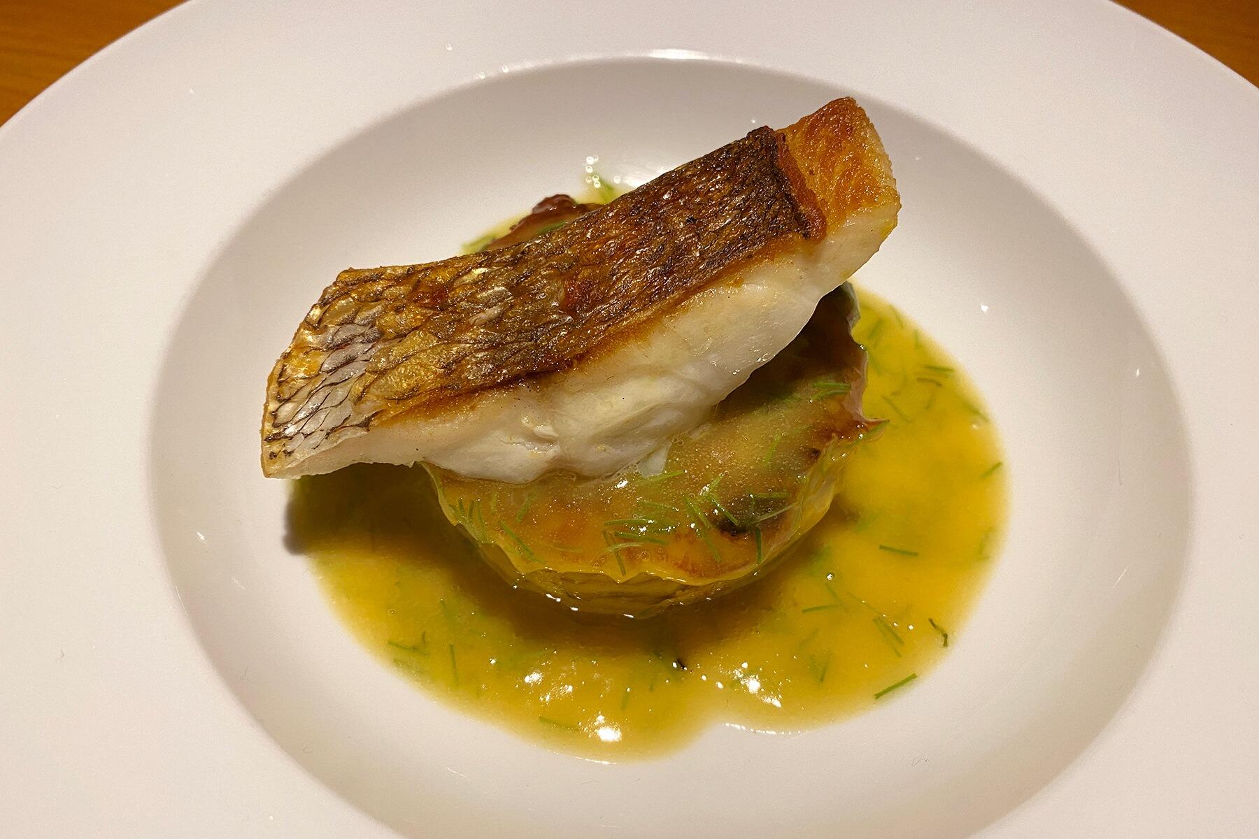 鯛と穴子のギャレット