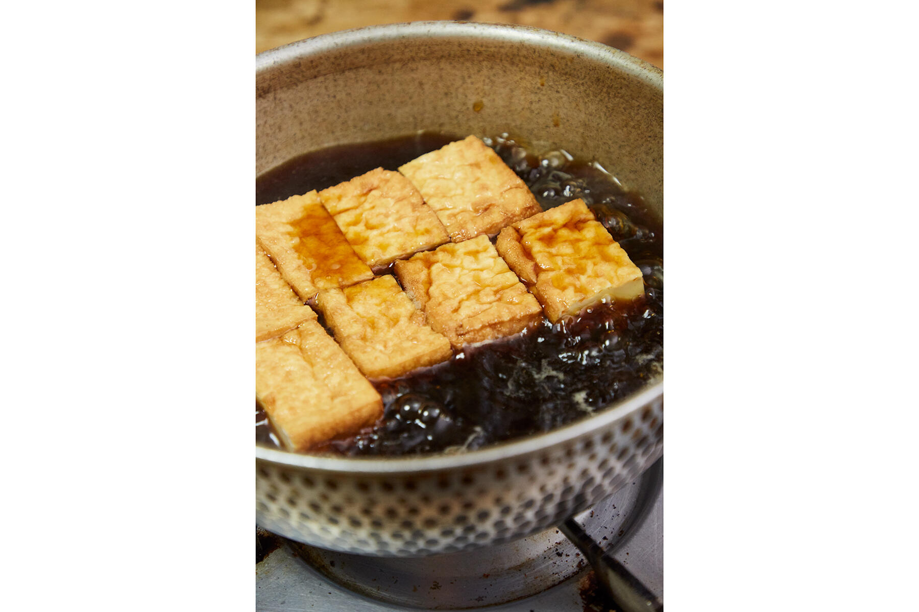 厚揚げを煮る