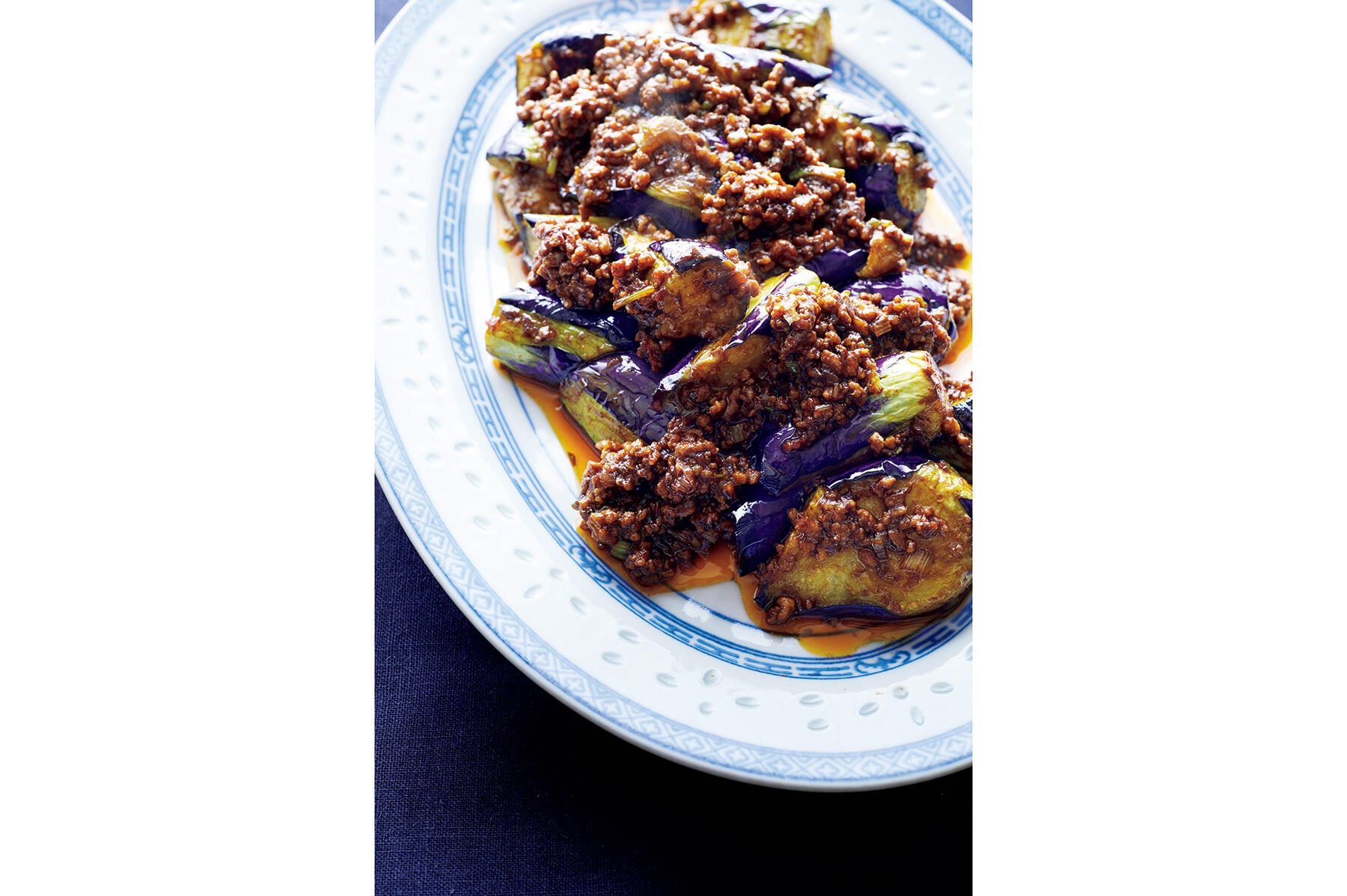 旨辛肉味噌がからんだ“麻婆なす”